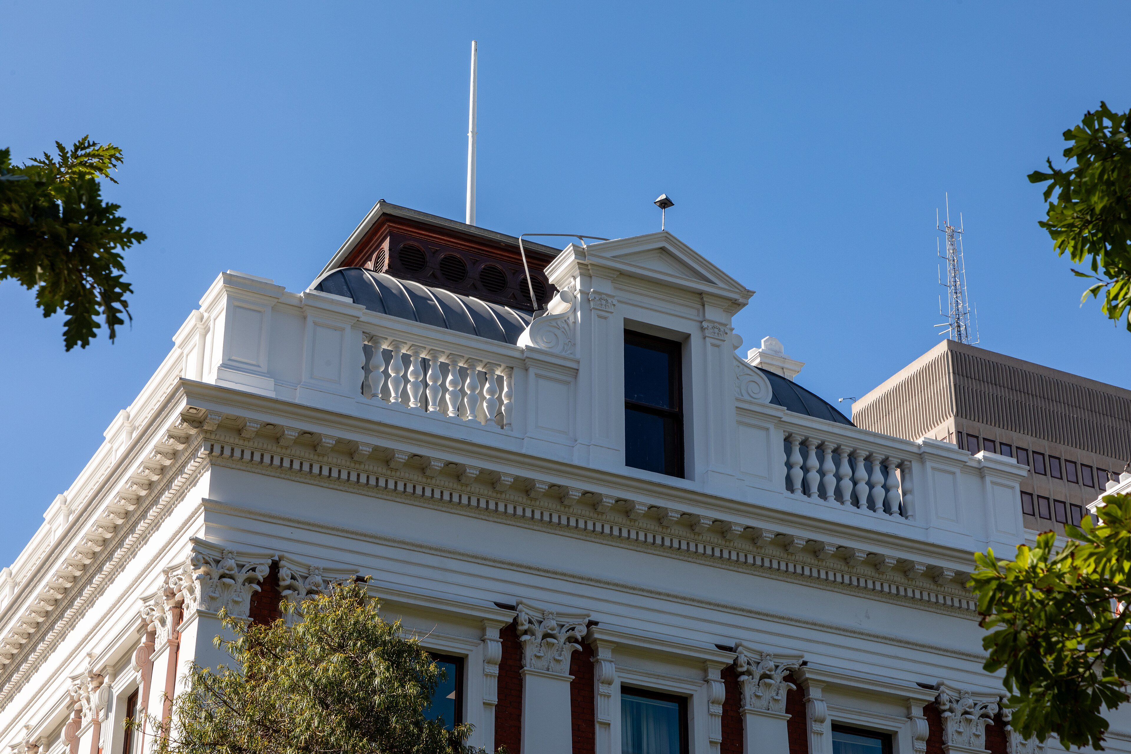 The Parliament of South Africa building in Cape Town