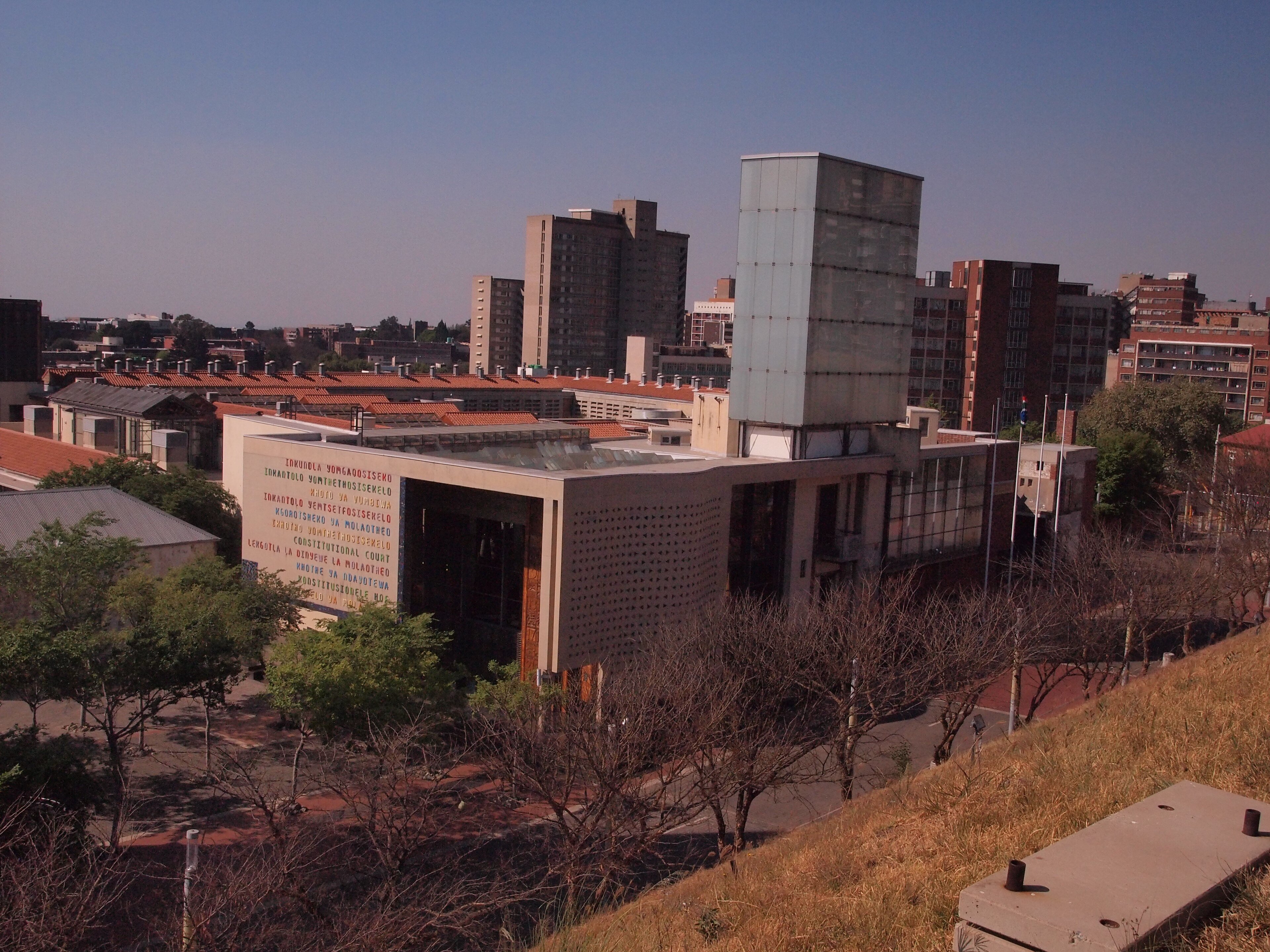 The Constitutional Court on Constitution Hill, Johannesburg