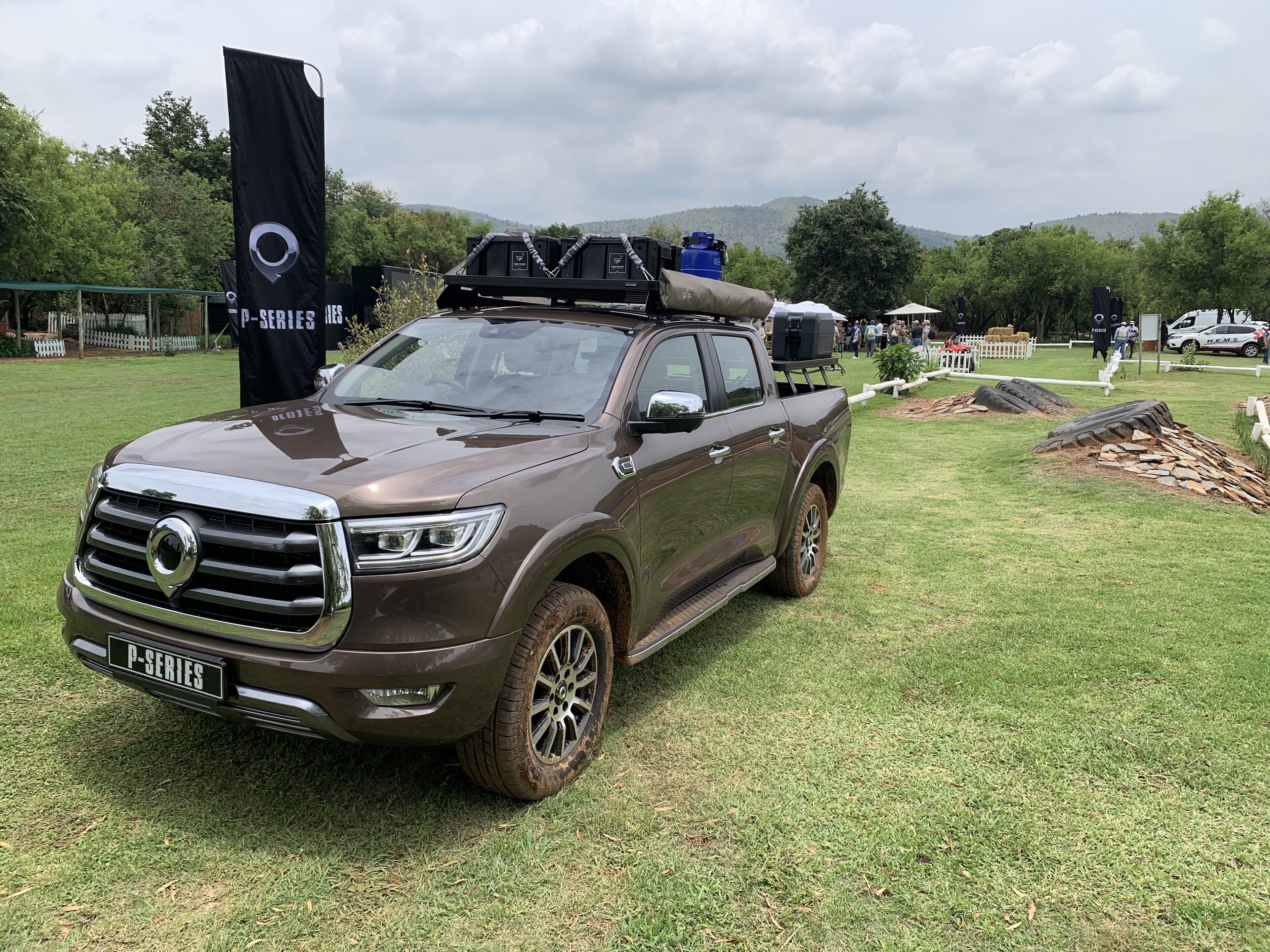 A GWM P-Series bakkie at its South African launch