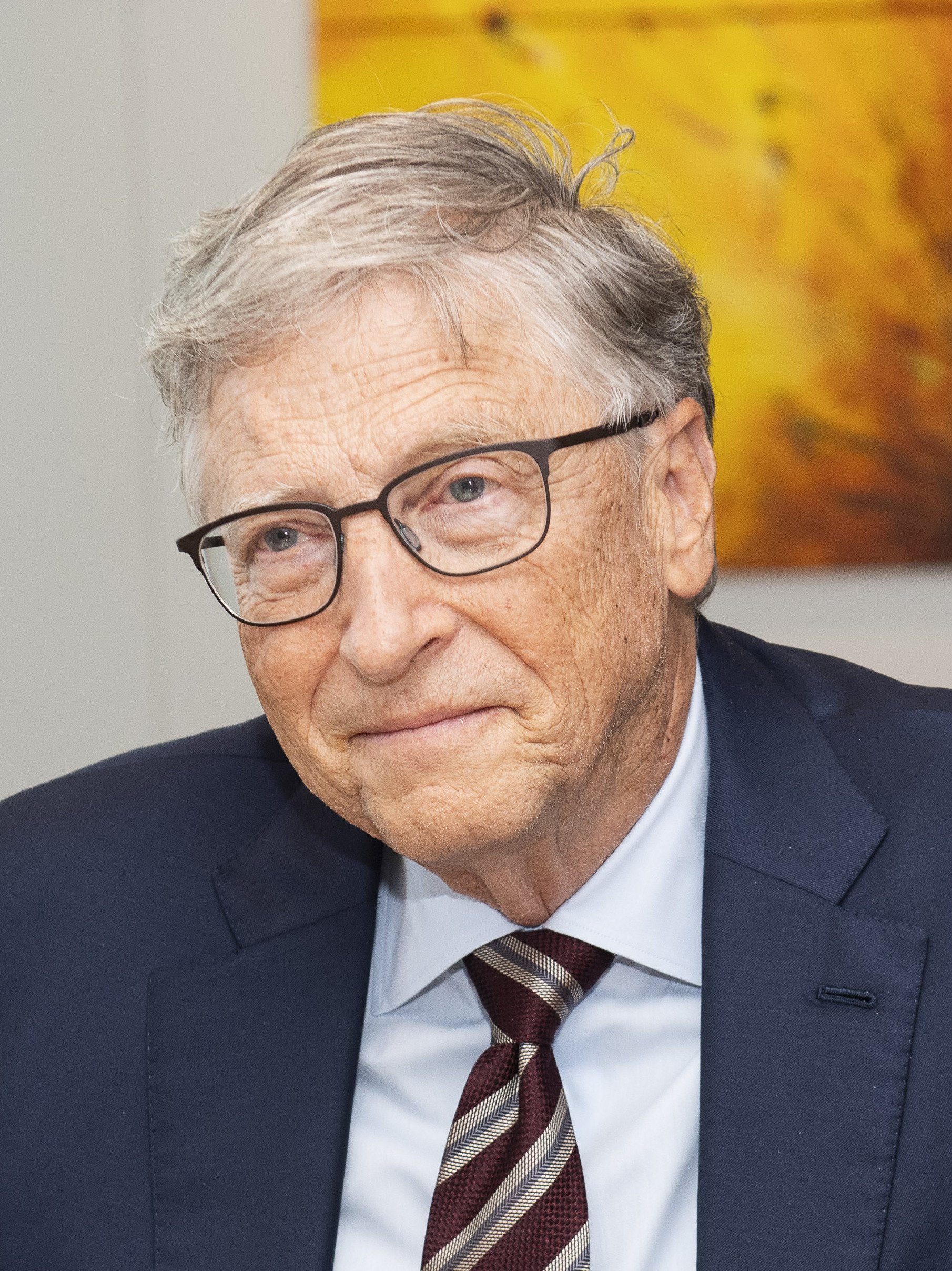 Bill Gates, who wants AI tokens and robots taxed to slow job losses