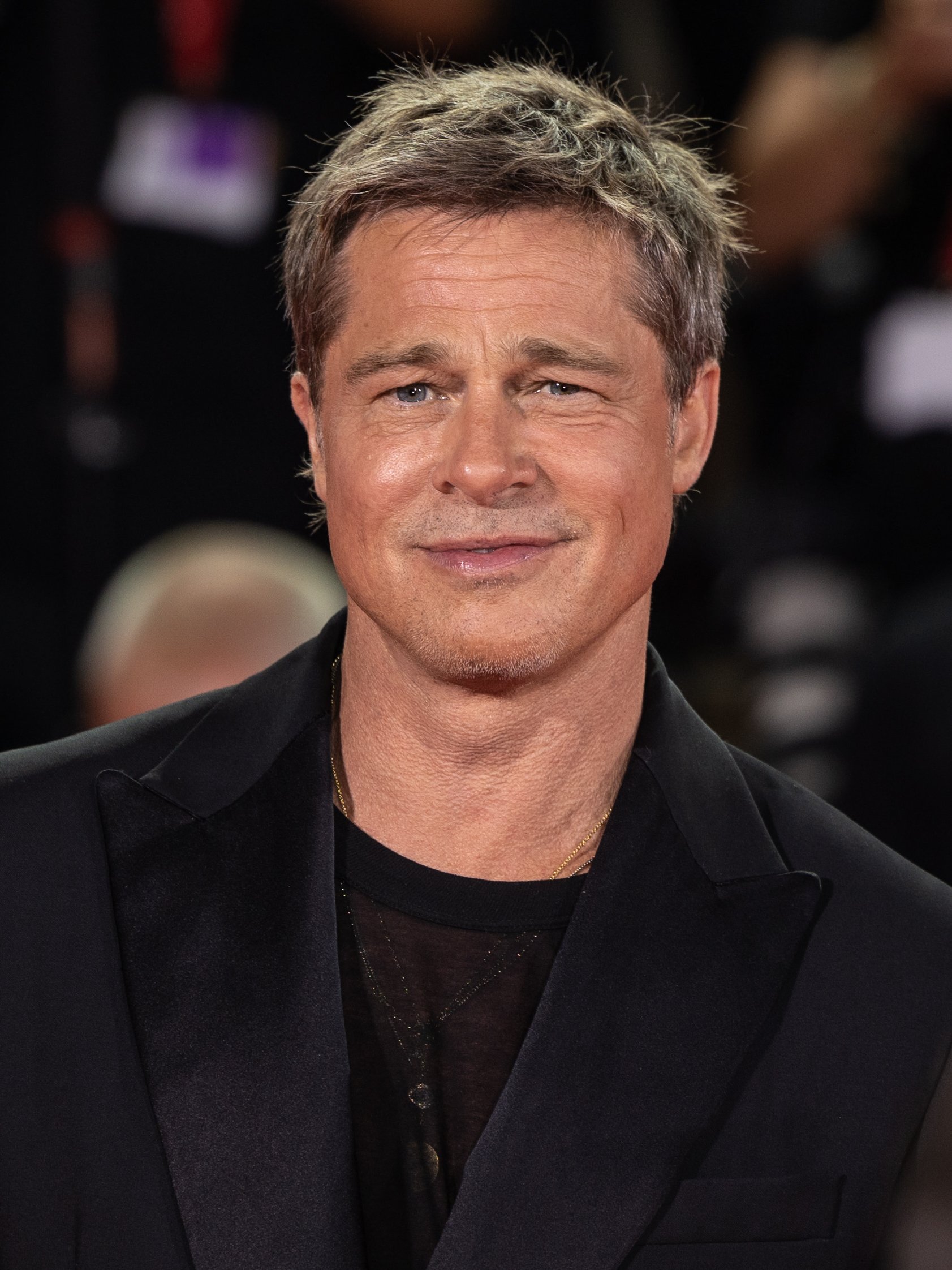 Brad Pitt in a dark suit at the 81st Venice International Film Festival in 2024