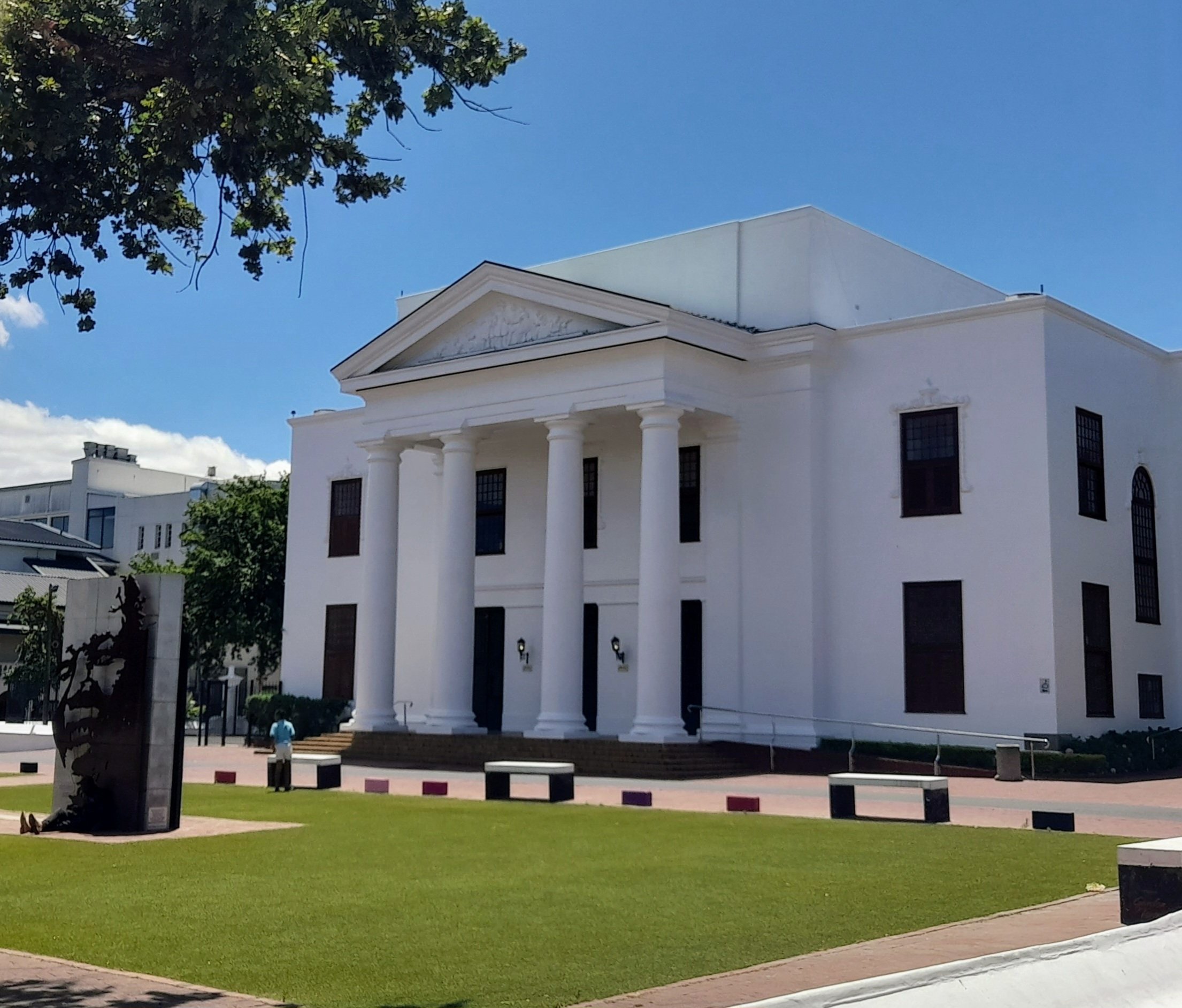 Stellenbosch Town Hall seen from Plein Street