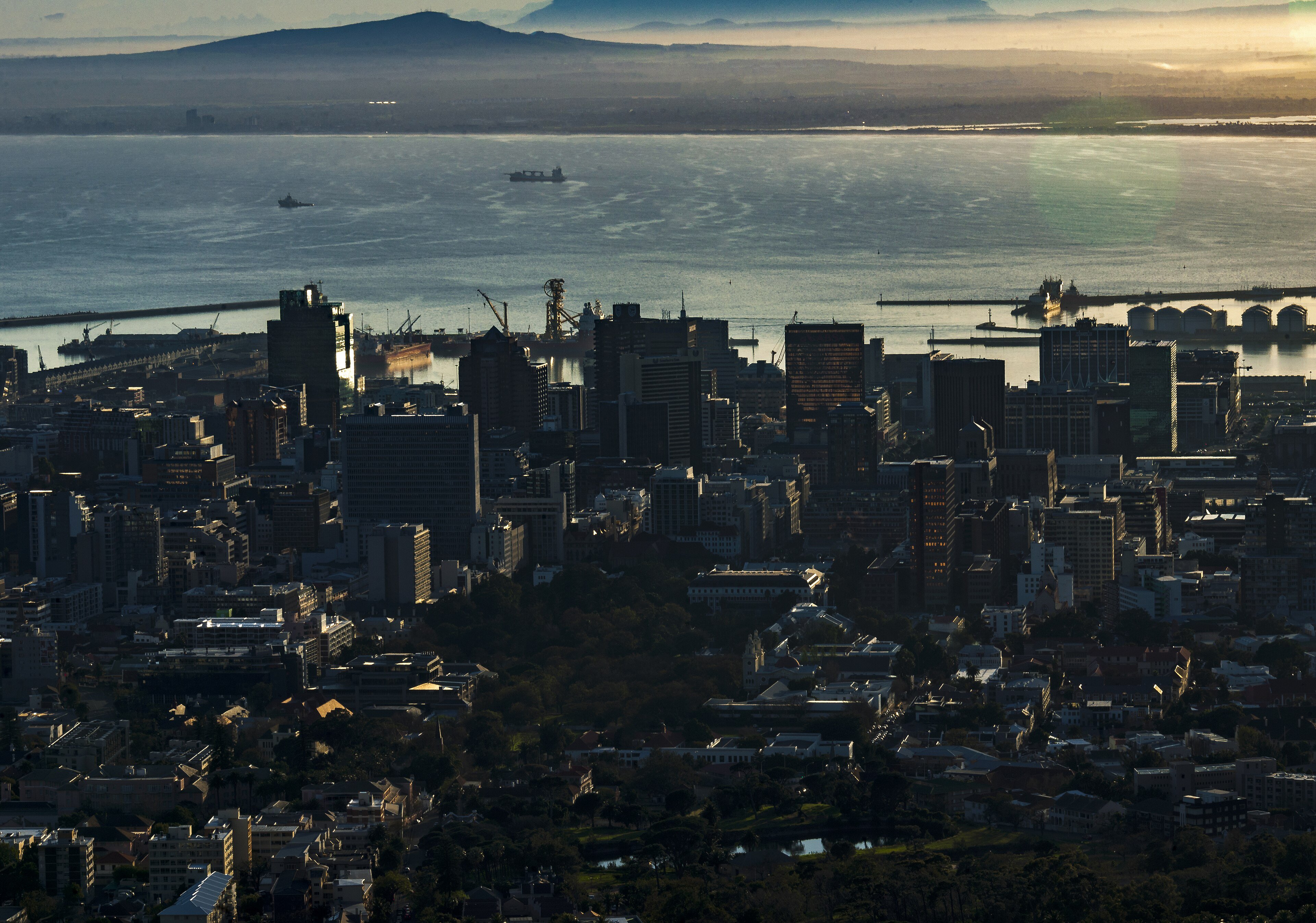 Cape Town's business district, the heart of the province's tax base