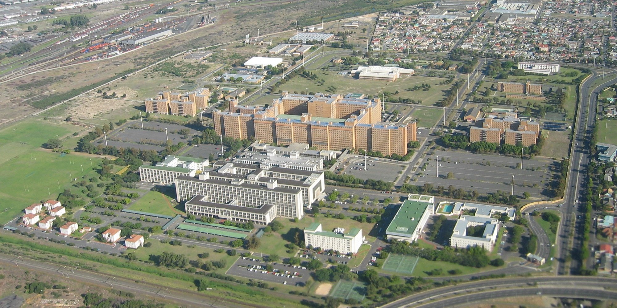 Tygerberg Hospital and medical campus near Cape Town, the province's other major public teaching hospital