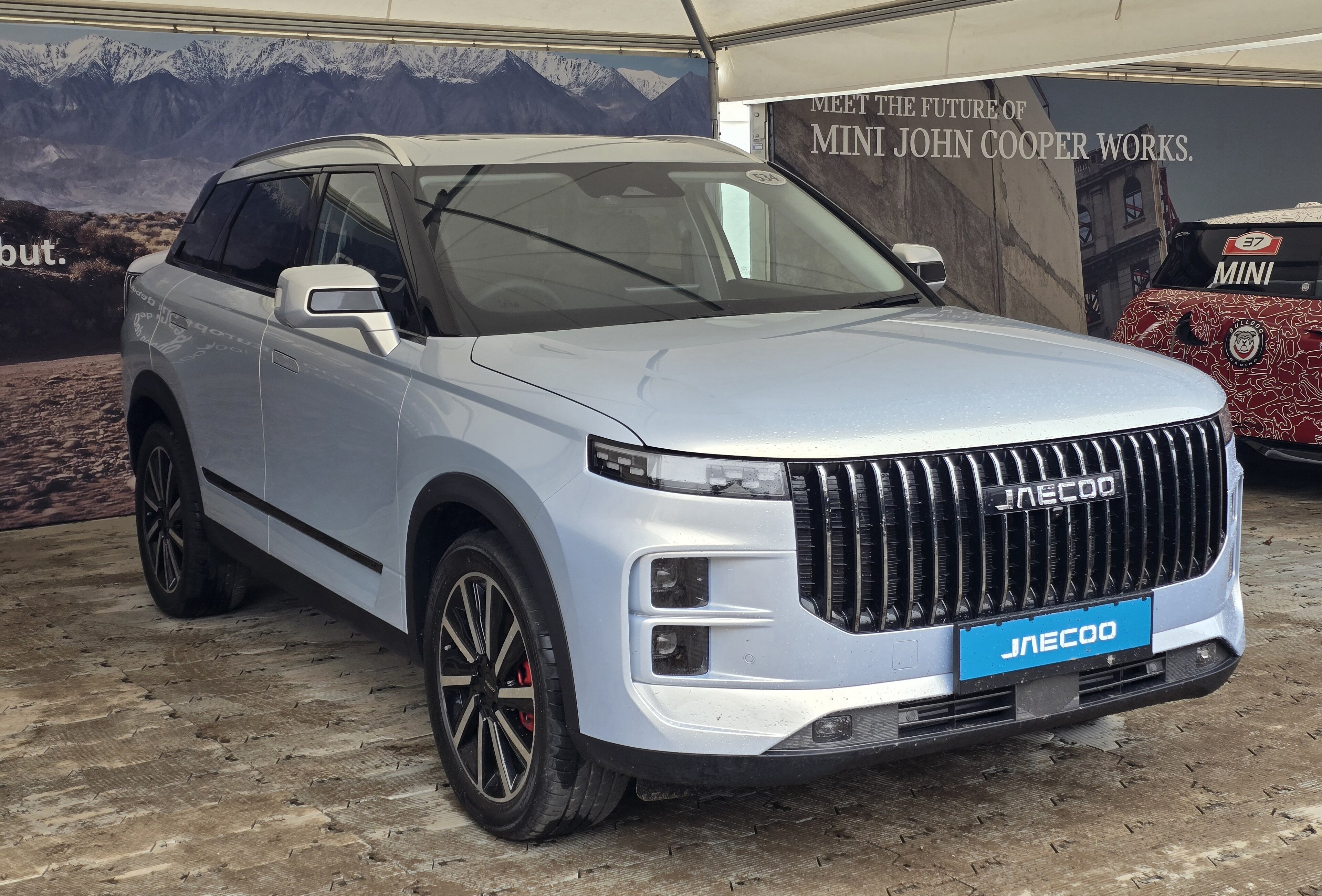 A Jaecoo J7 SUV, one of the newer Chinese brands sold in South Africa