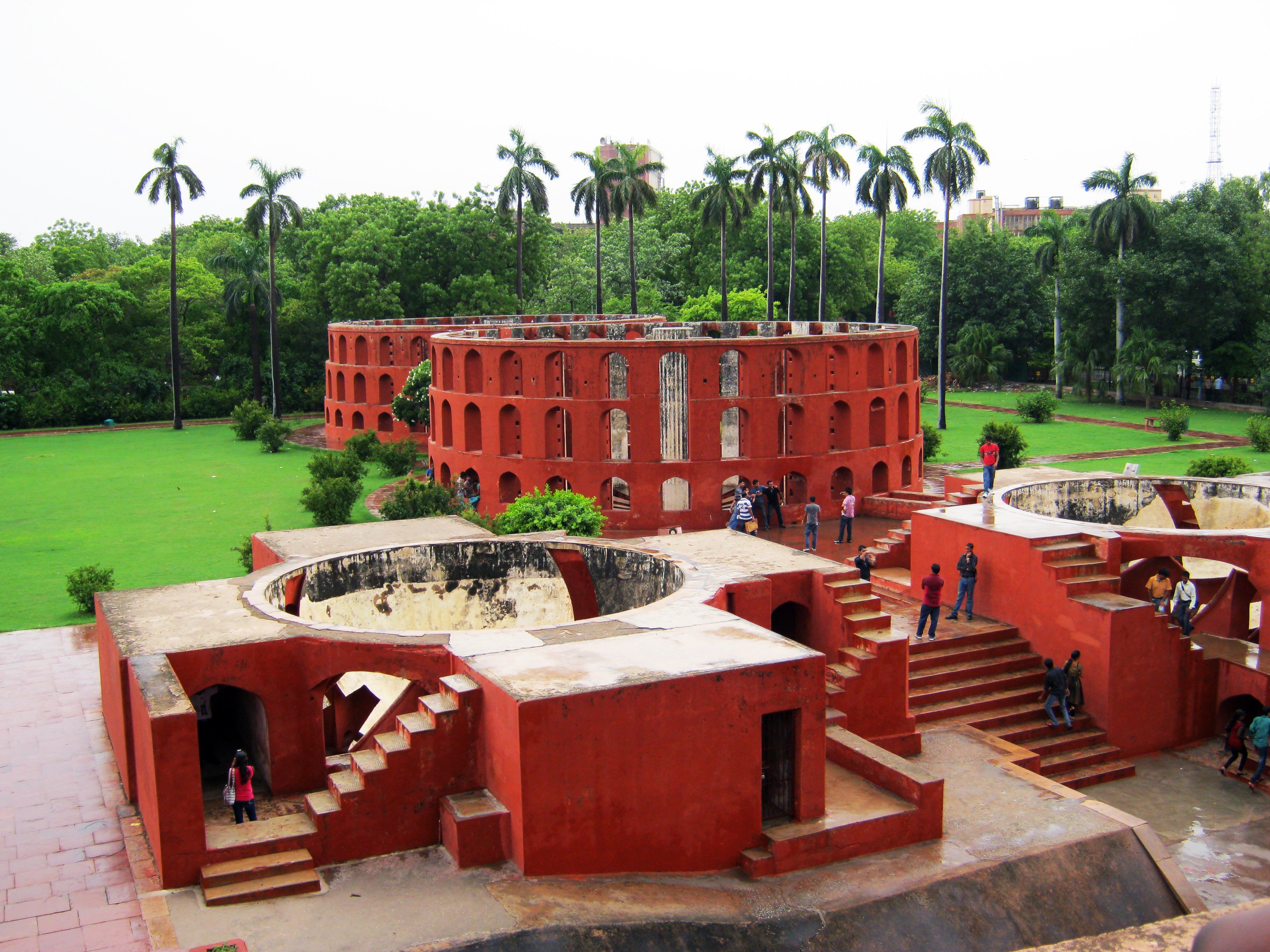 The Jantar Mantar observatory in Delhi