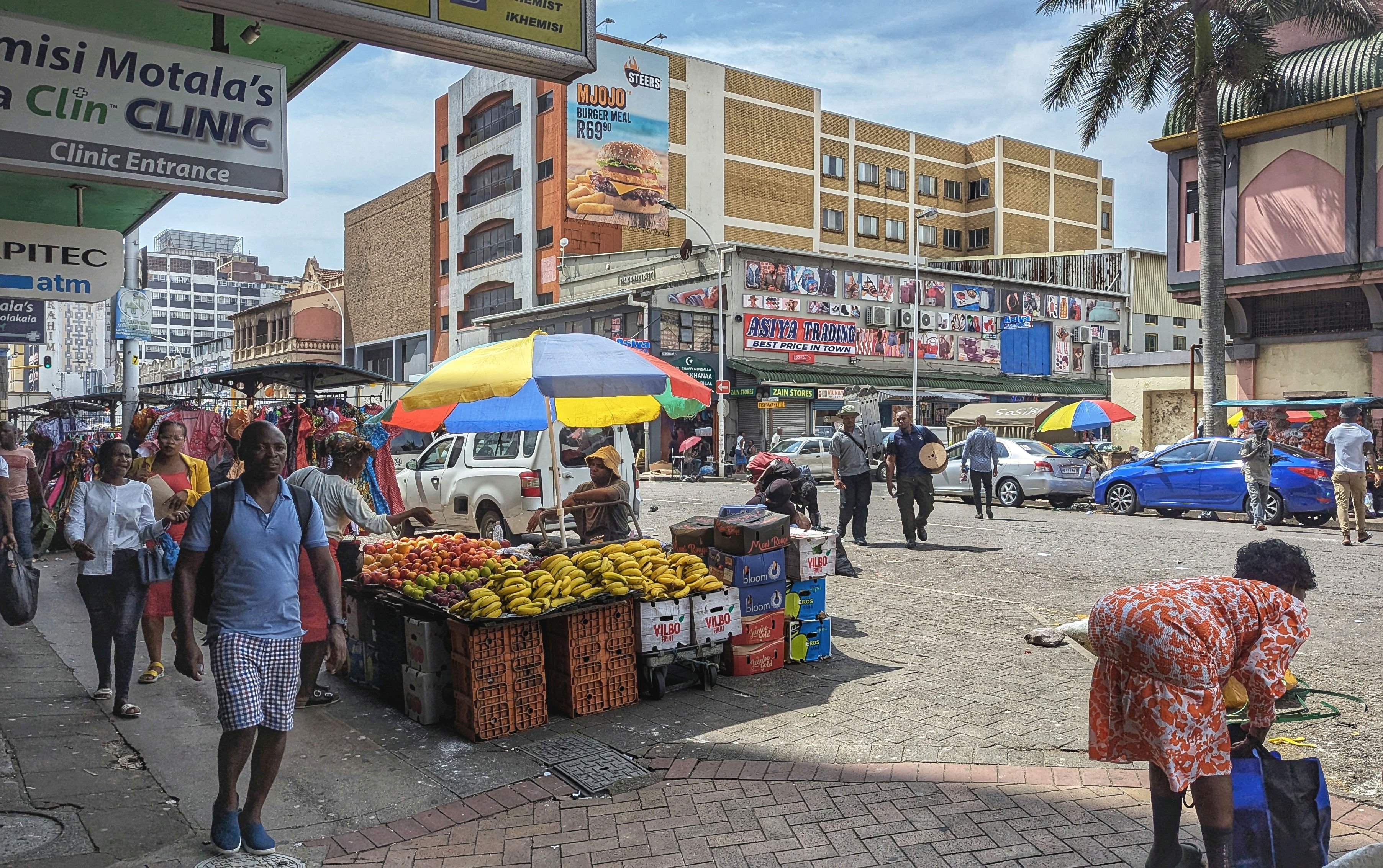 A street in downtown Durban