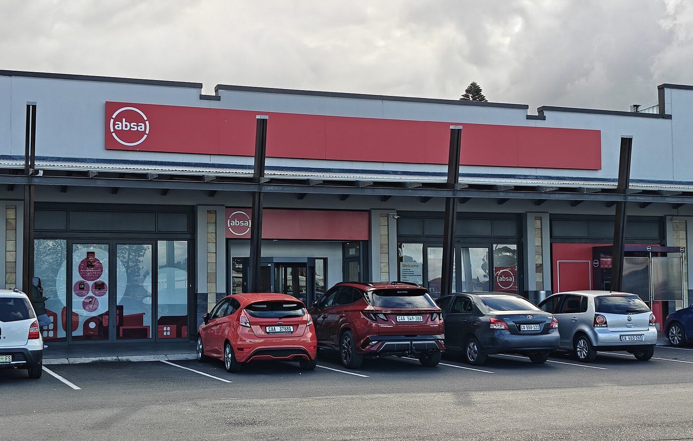Bank branch in a shopping centre in Cape Town