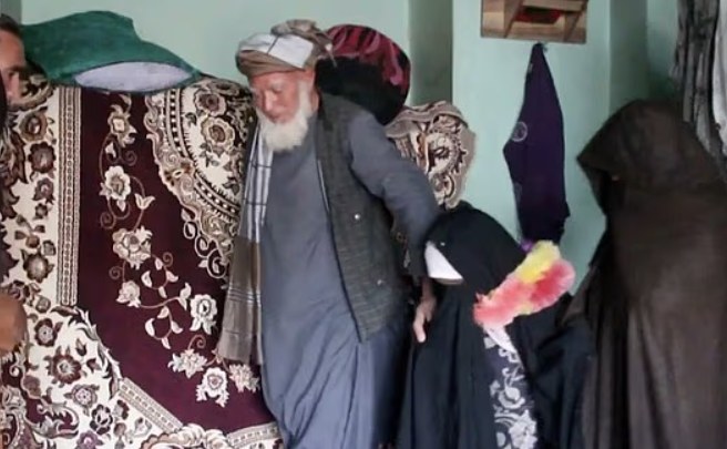A child marriage in Afghanistan