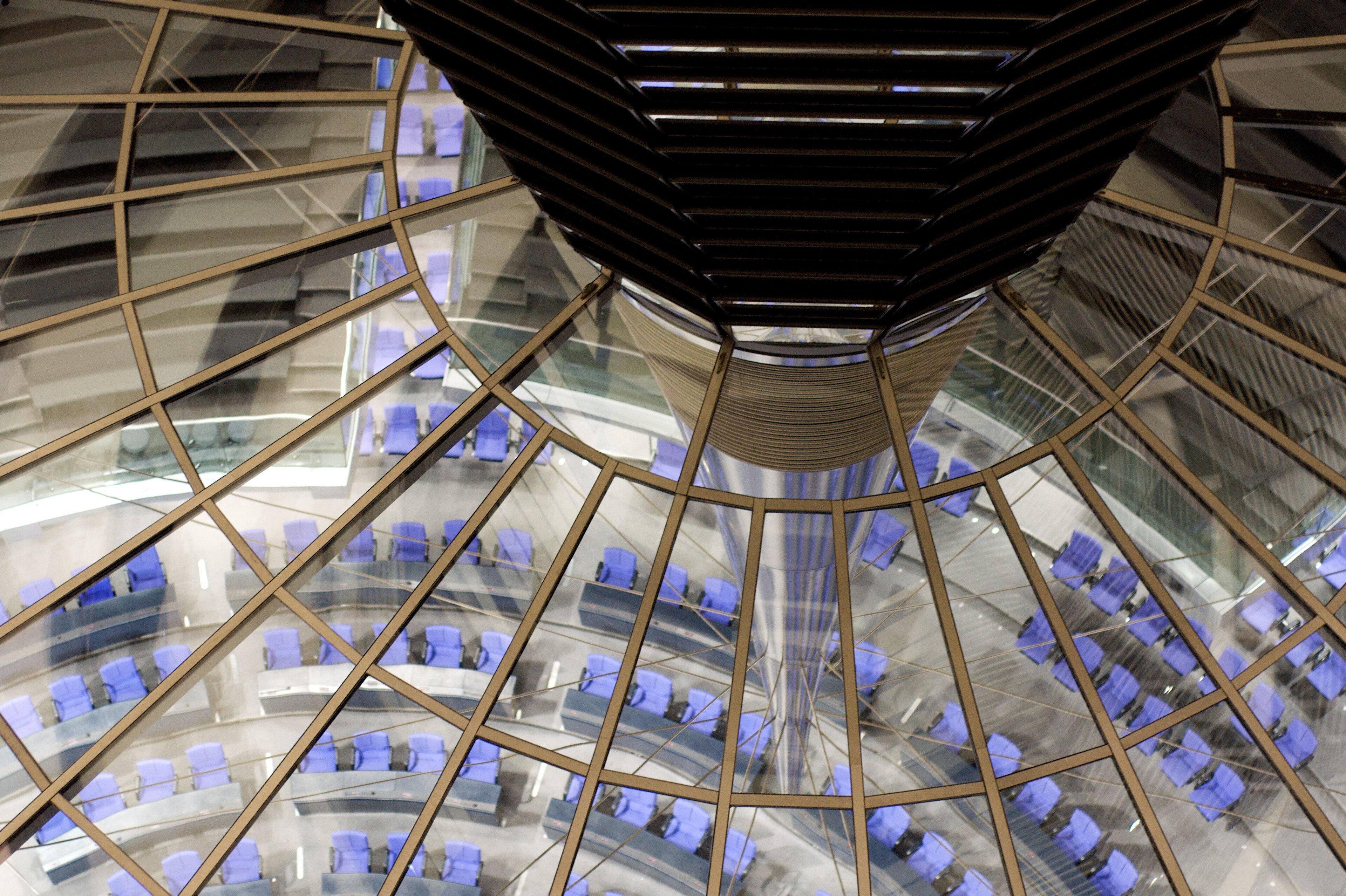 The Bundestag plenary chamber in Berlin