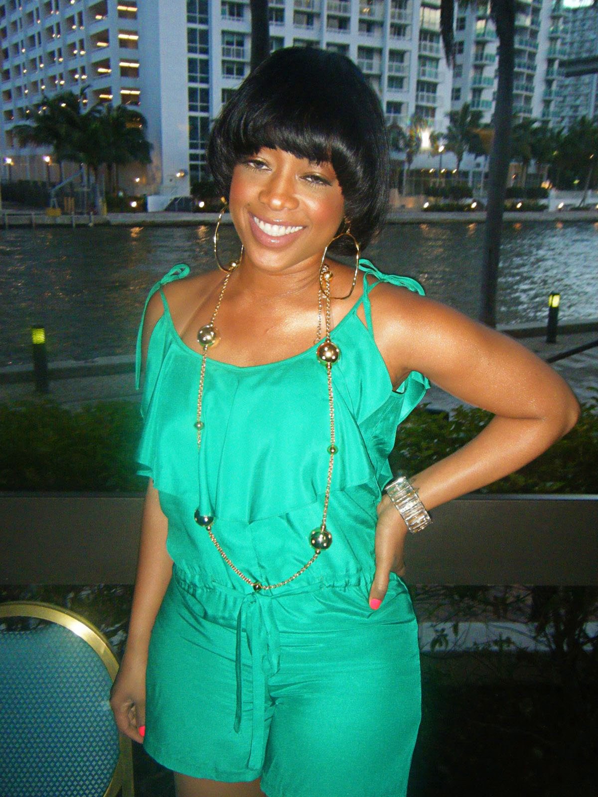Rapper Trina at a magazine signing in 2009