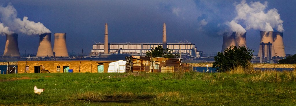 Coal mines and power stations in the Mpumalanga highveld