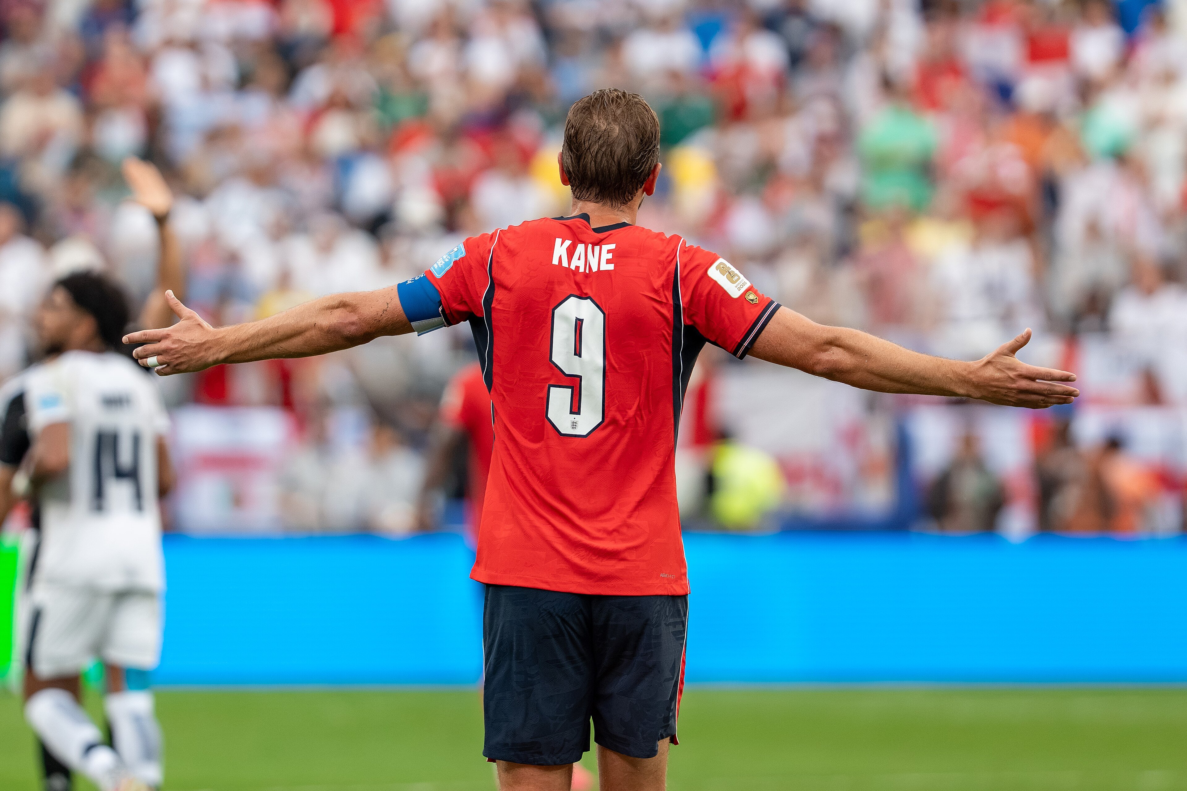 Harry Kane playing for England against Panama at the 2026 FIFA World Cup