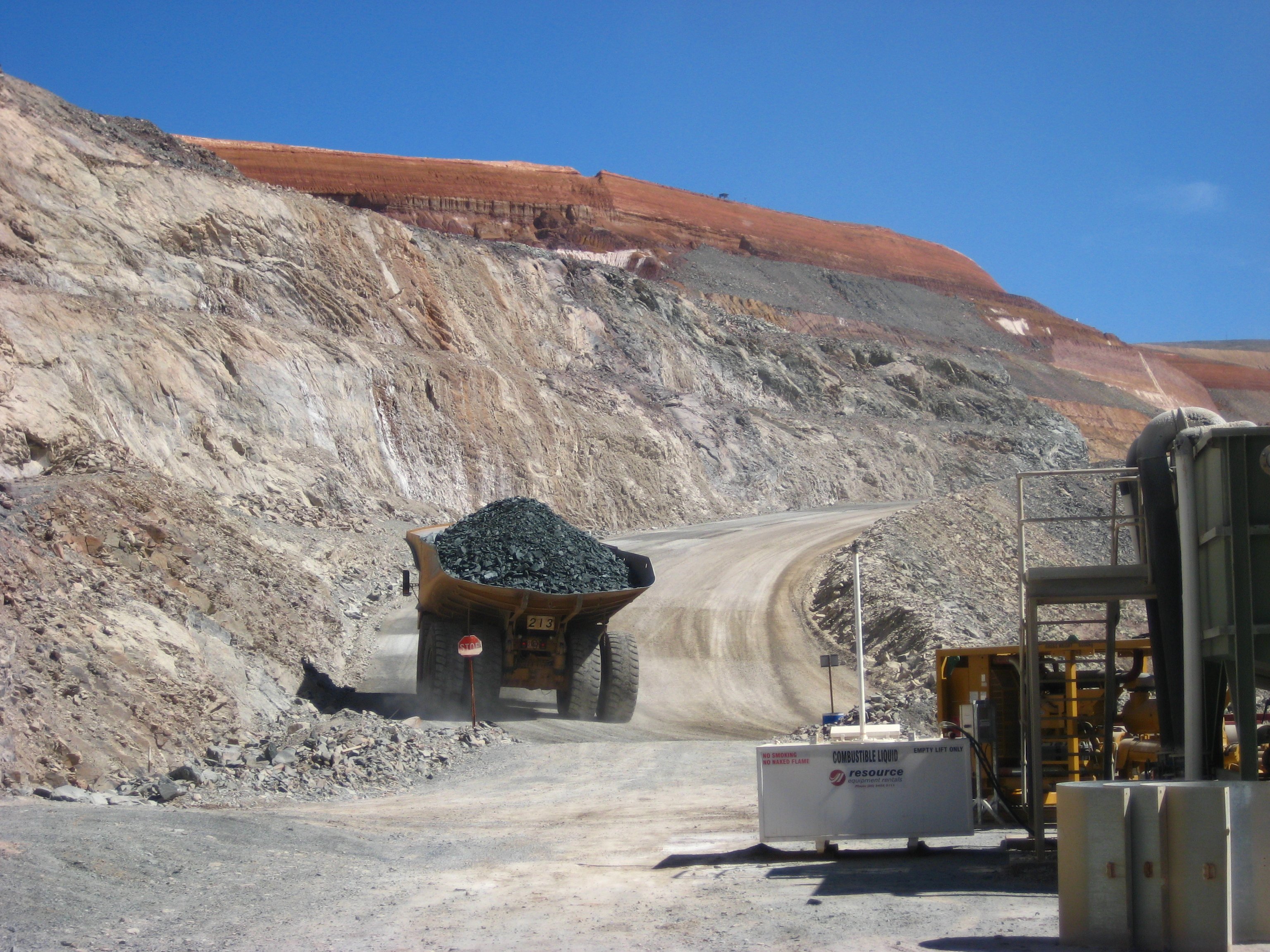 The open pit at Sunrise Dam gold mine in Western Australia