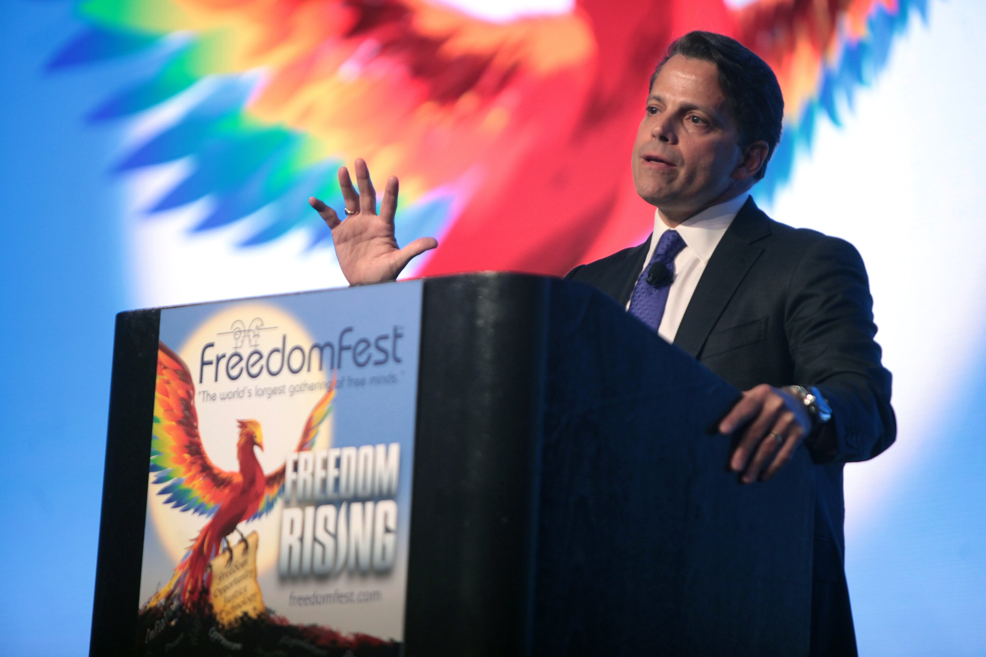 Anthony Scaramucci speaking at a conference in 2016