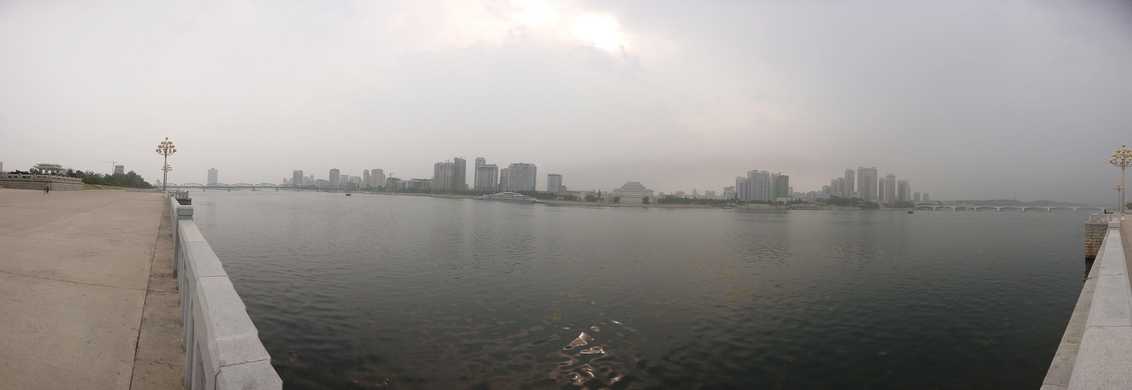 The Pyongyang skyline