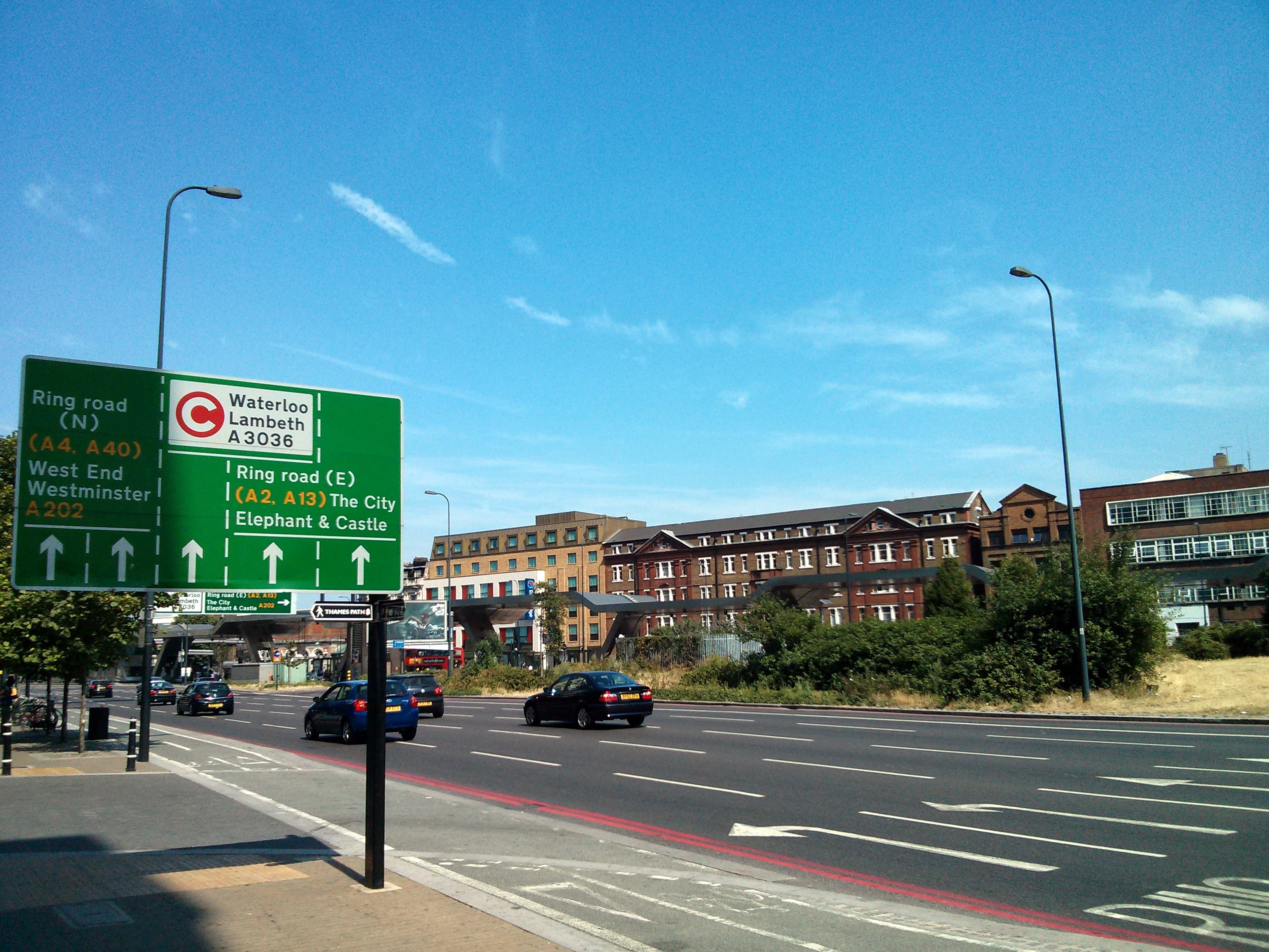 Wandsworth Road in Vauxhall, south London