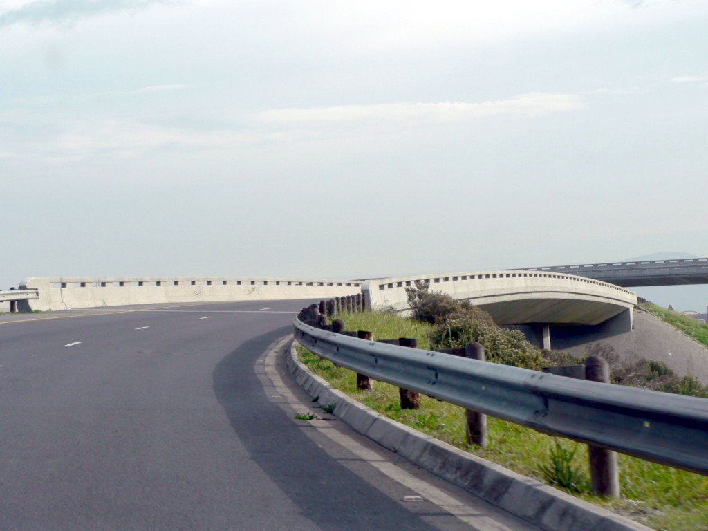 Bridge at the N2 and R300 interchange near Mitchells Plain