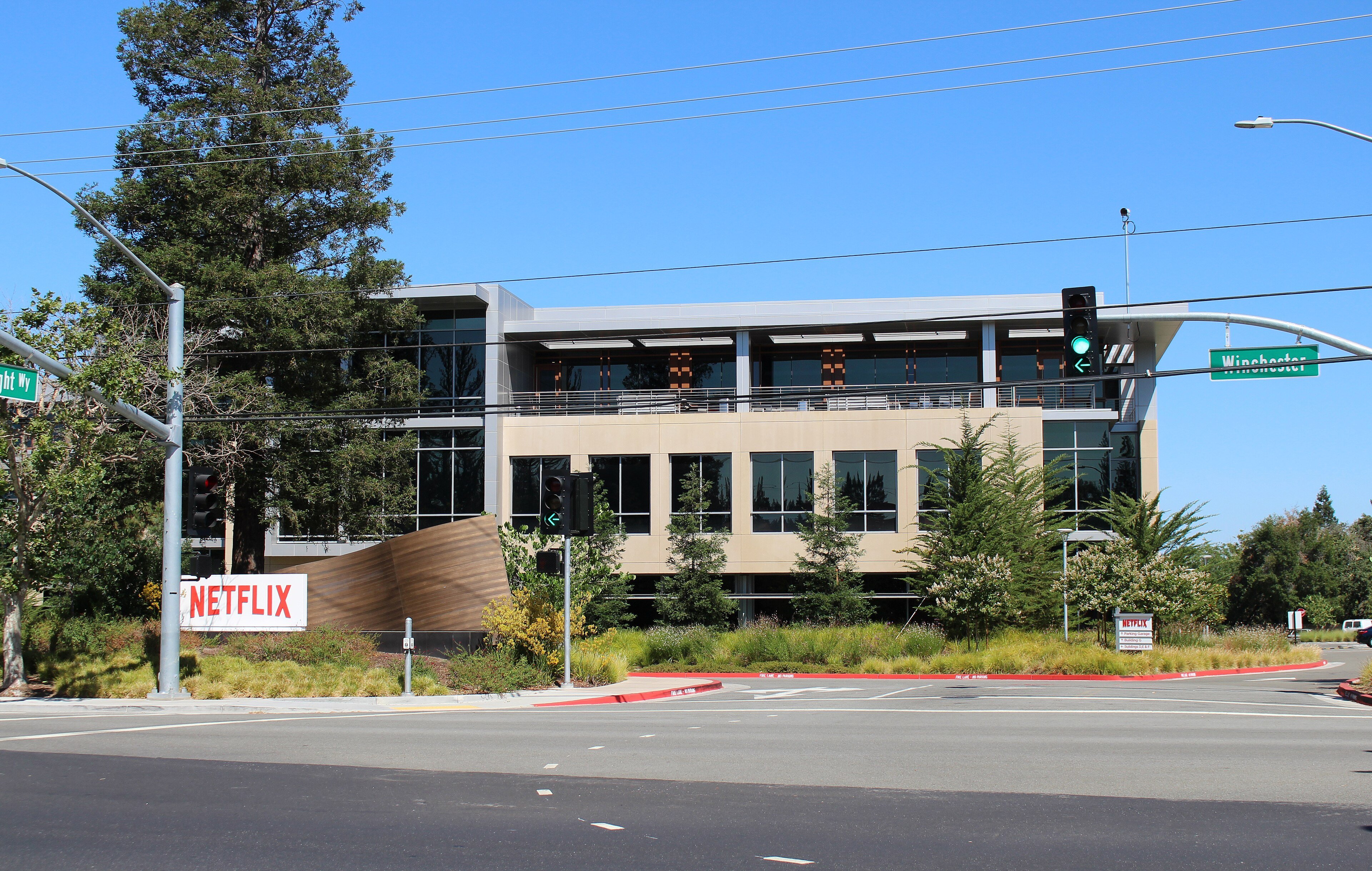 Another office building on the Netflix campus