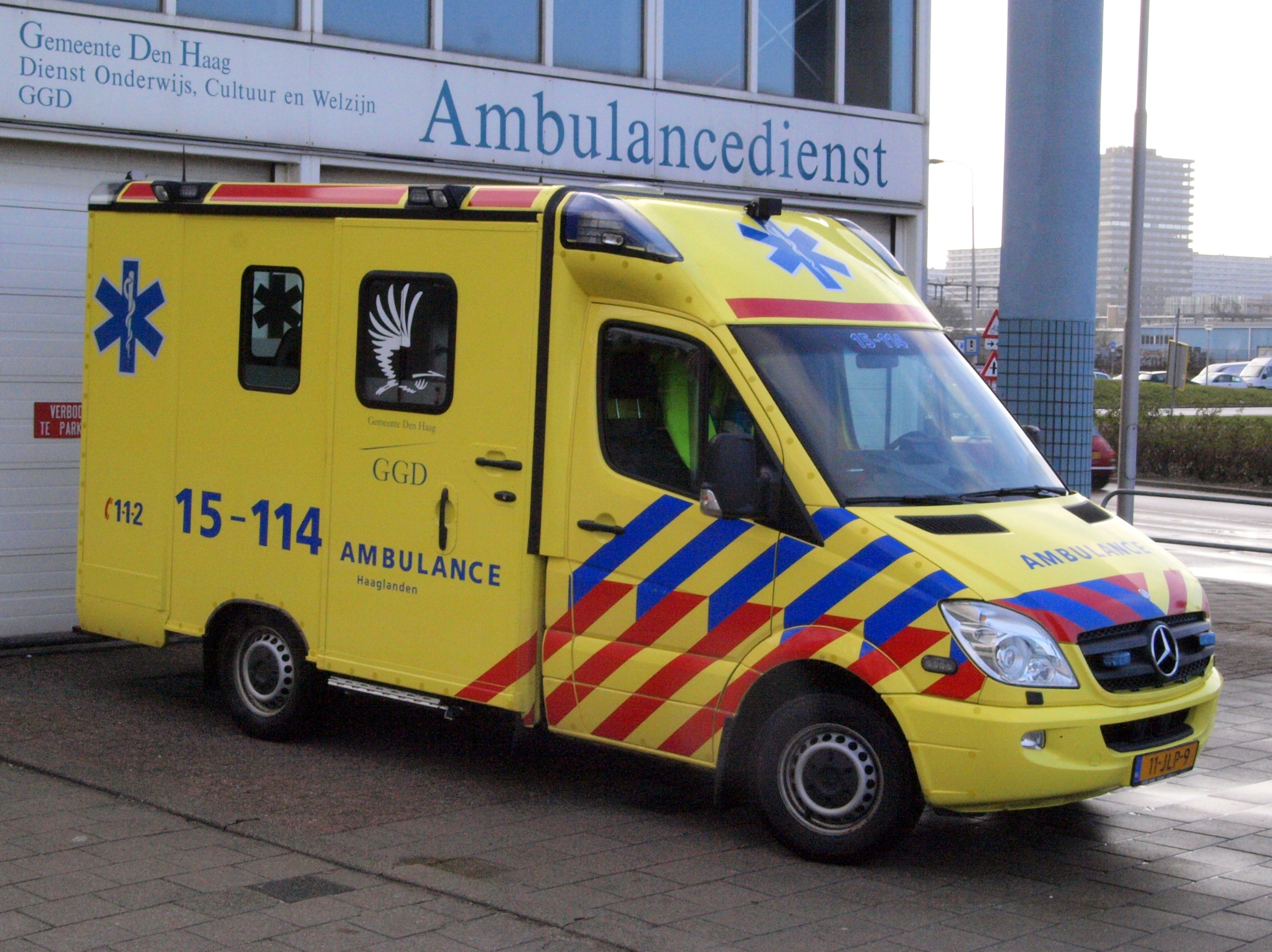 A Dutch ambulance in Delft