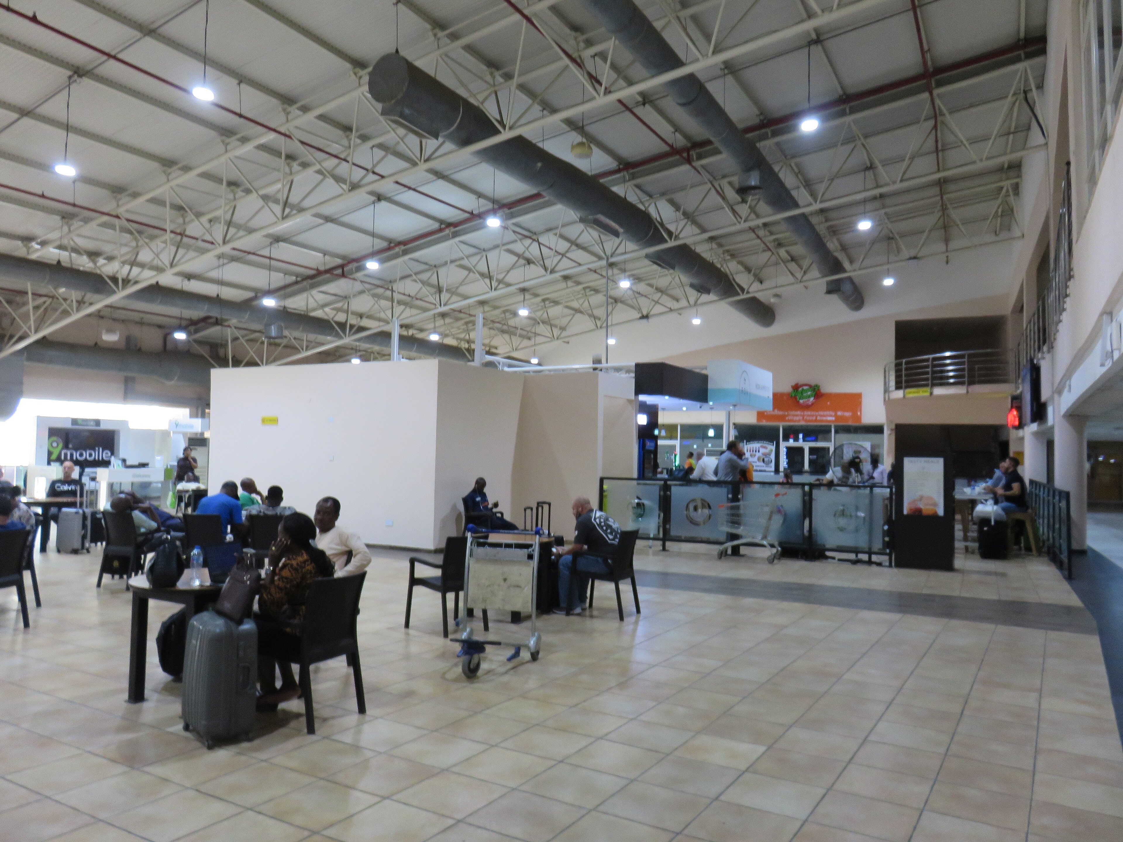 Murtala Muhammed International Airport in Lagos, Nigeria's busiest air hub