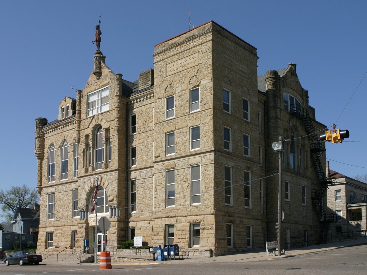 The Wapello County Courthouse in Ottumwa, Iowa