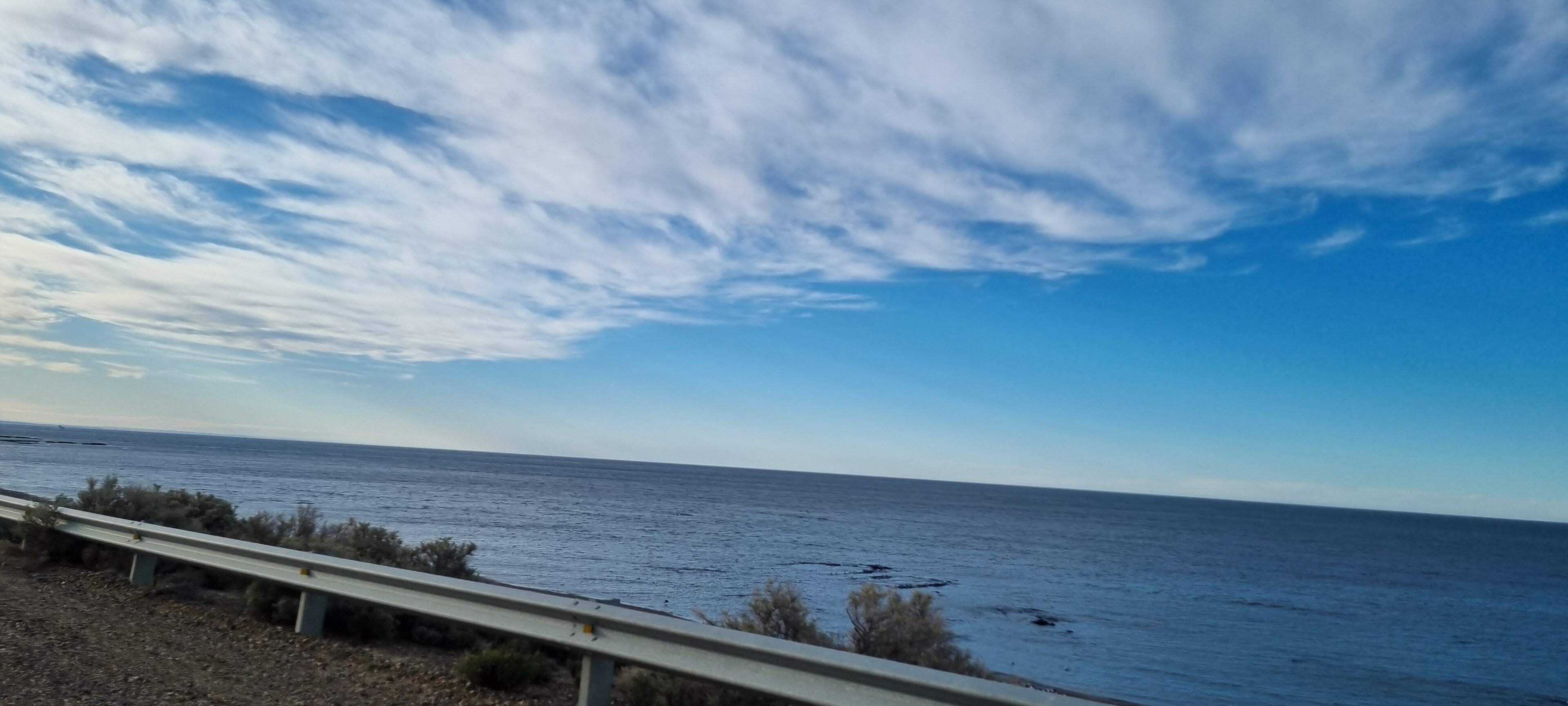 Cliffs and the Atlantic coast near Comodoro Rivadavia in Chubut, Patagonia
