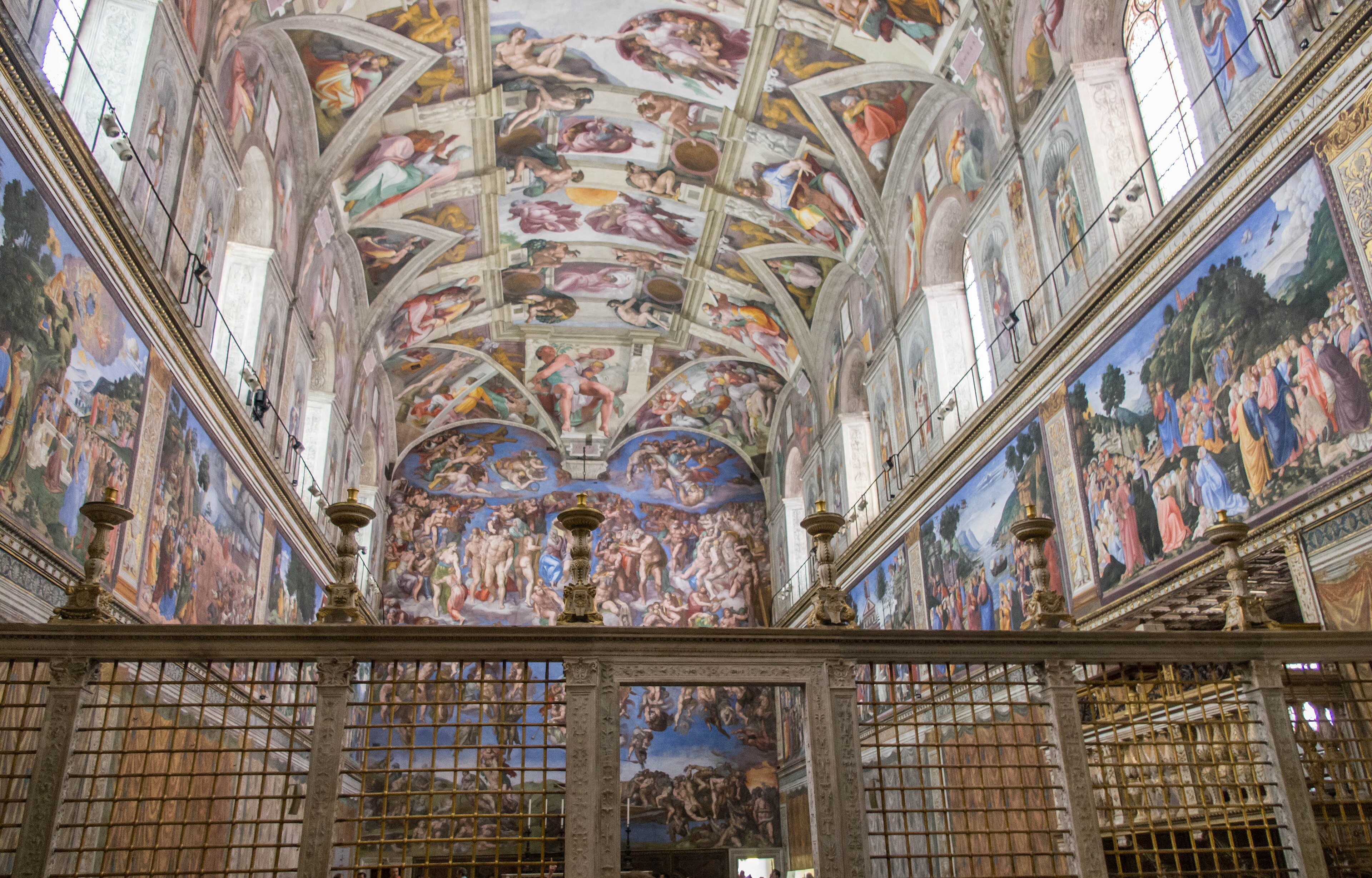 Michelangelo's frescoes on the Sistine Chapel ceiling