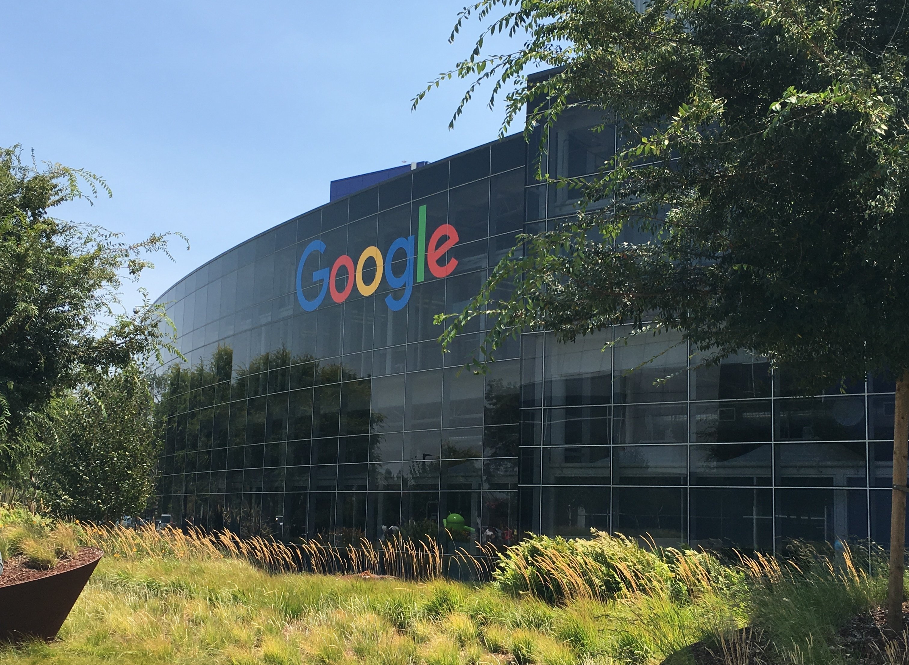 Google's headquarters in Mountain View, California