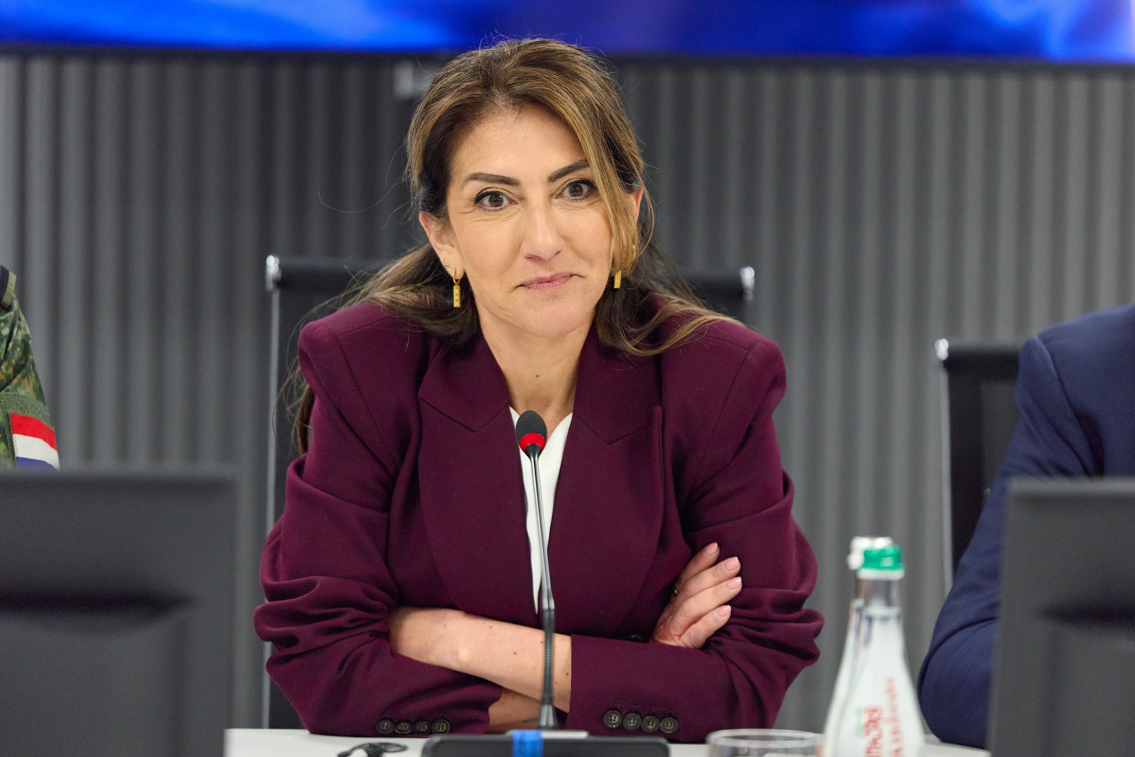 Dutch Defence Minister Dilan Yeşilgöz-Zegerius during a visit to Ukraine in February 2026