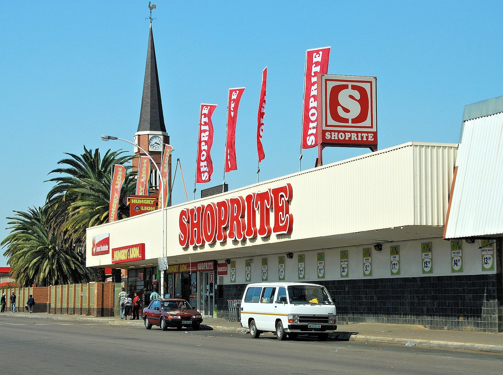 A Shoprite supermarket in Zeerust, North West