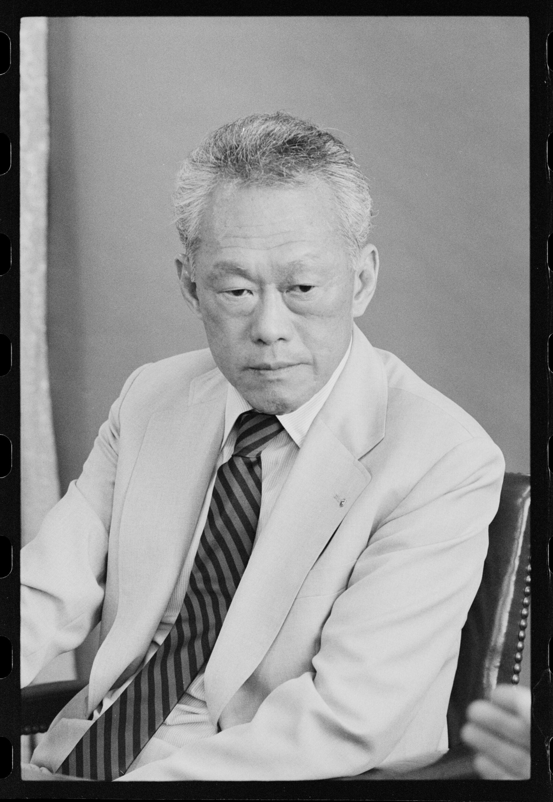 Lee Kuan Yew, Singapore's first prime minister, in 1982
