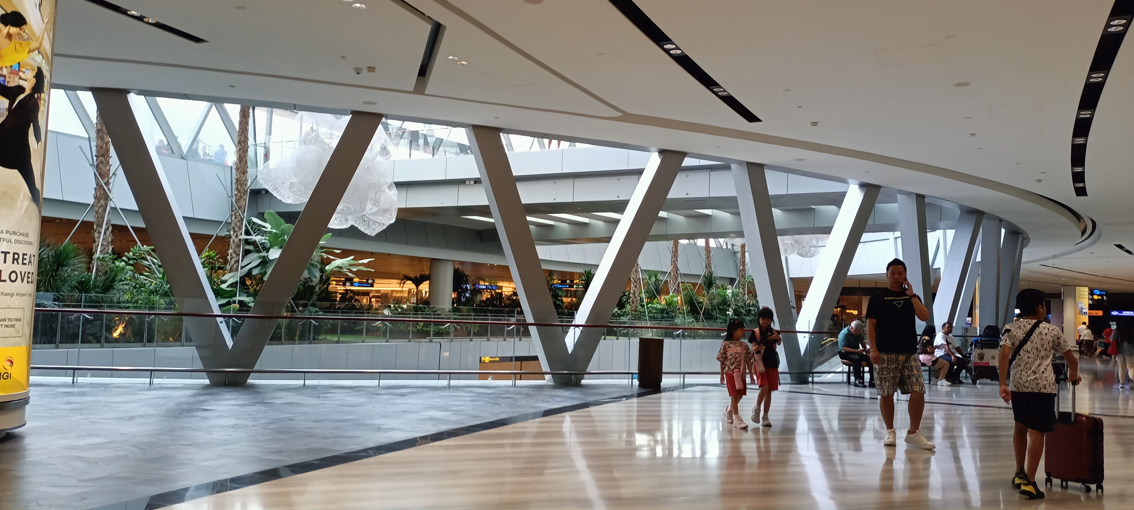 Inside Jewel at Changi Airport
