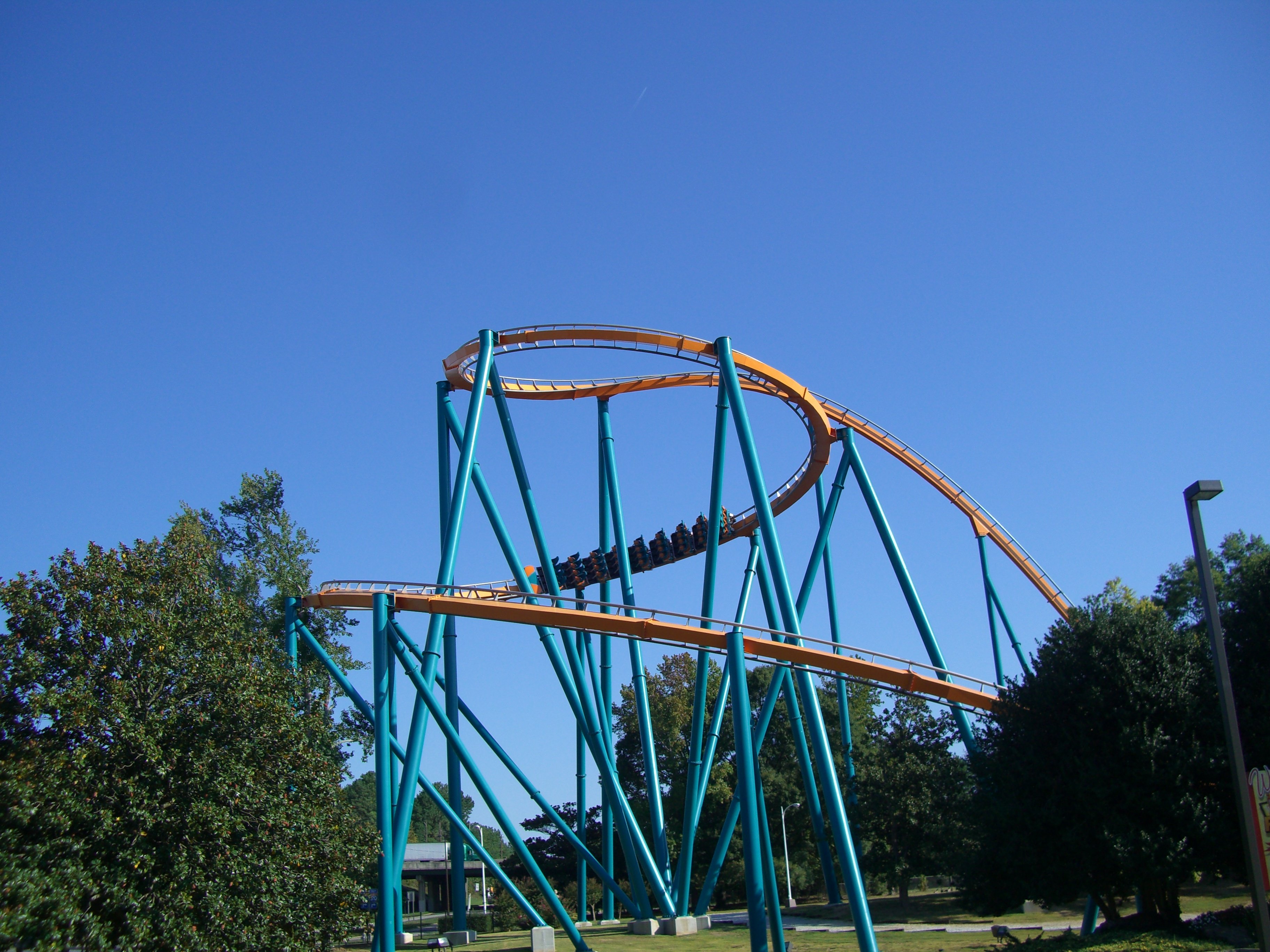 The Goliath coaster at Six Flags Over Georgia