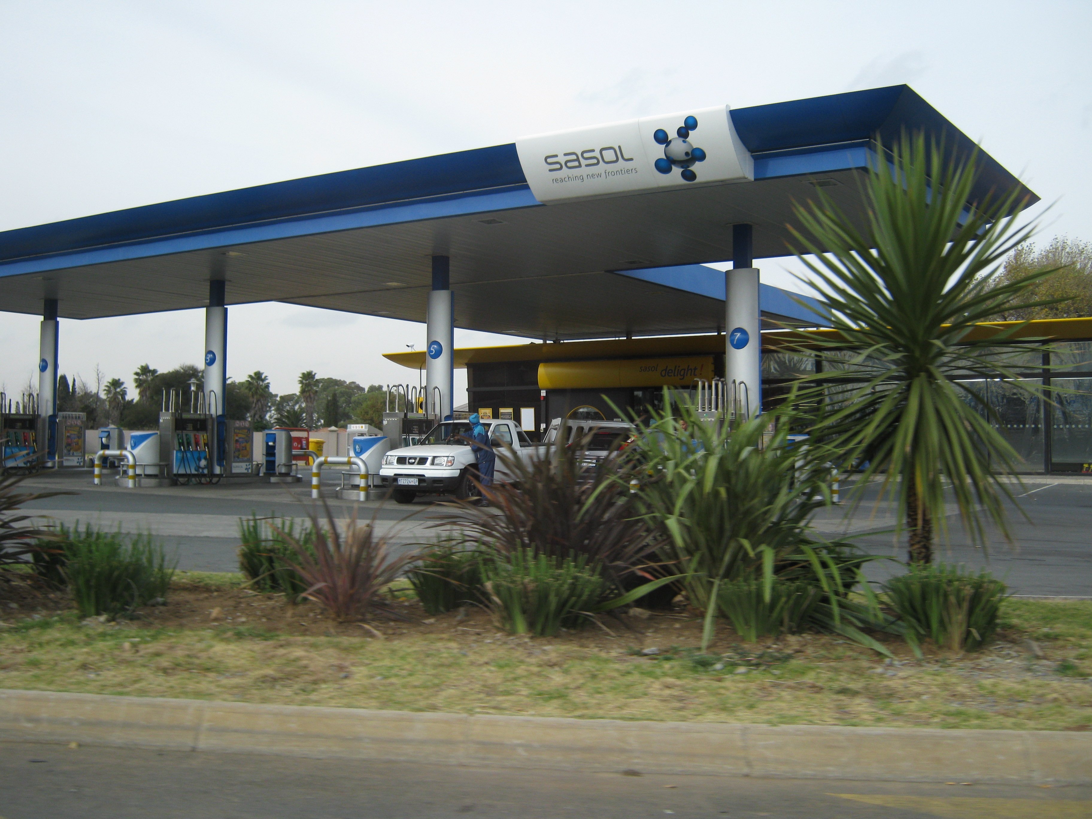 A Sasol filling station in Boksburg