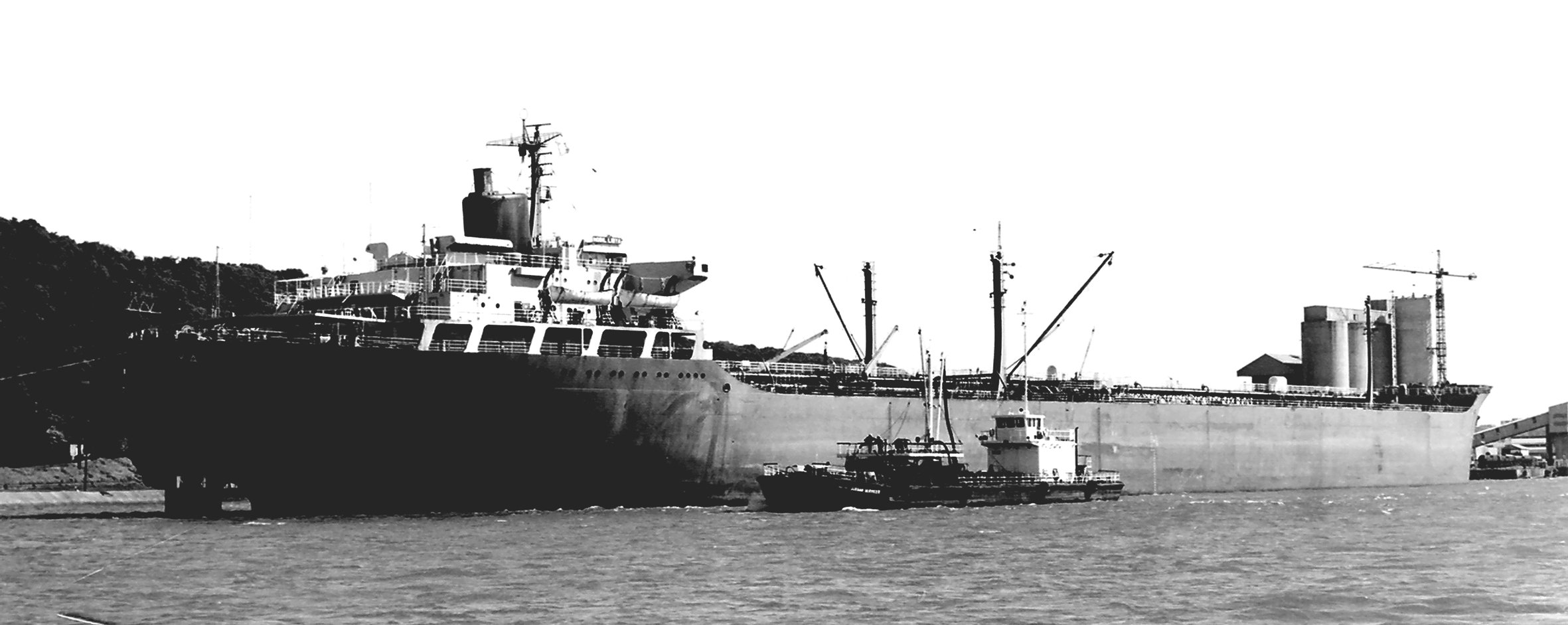A tanker ship at Durban harbour