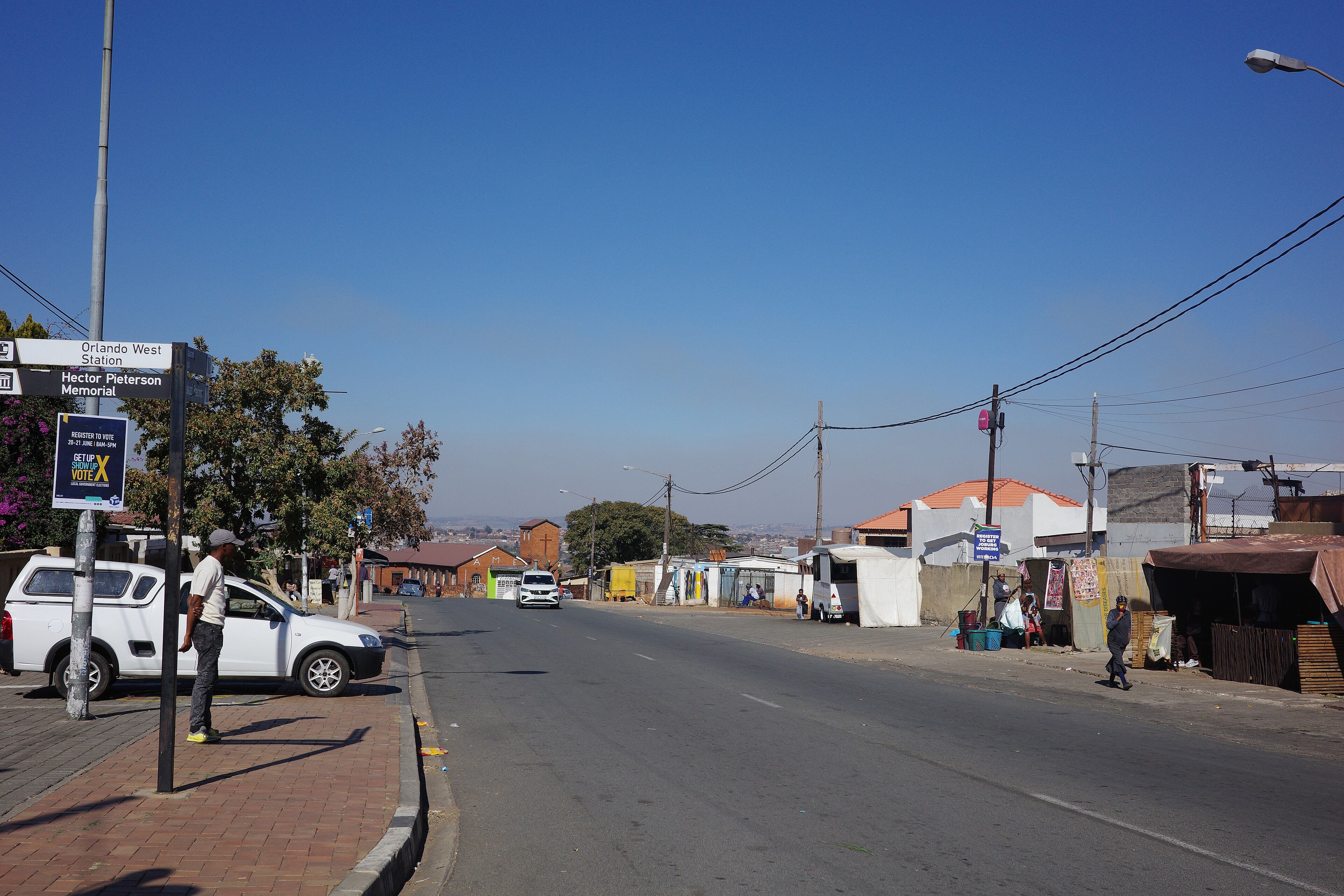 A street in Orlando West, Soweto
