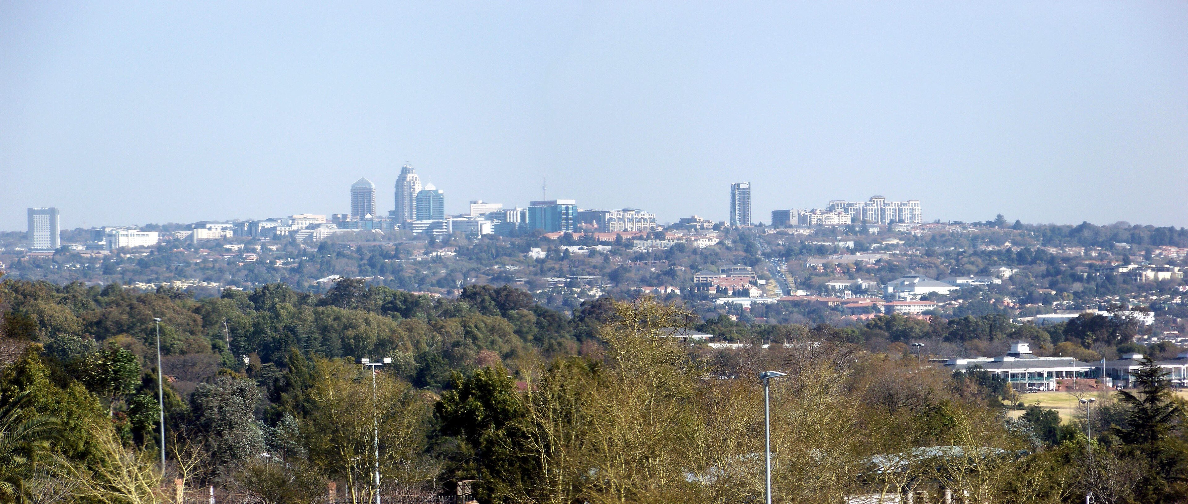 The Sandton skyline in Johannesburg, South Africa's financial hub