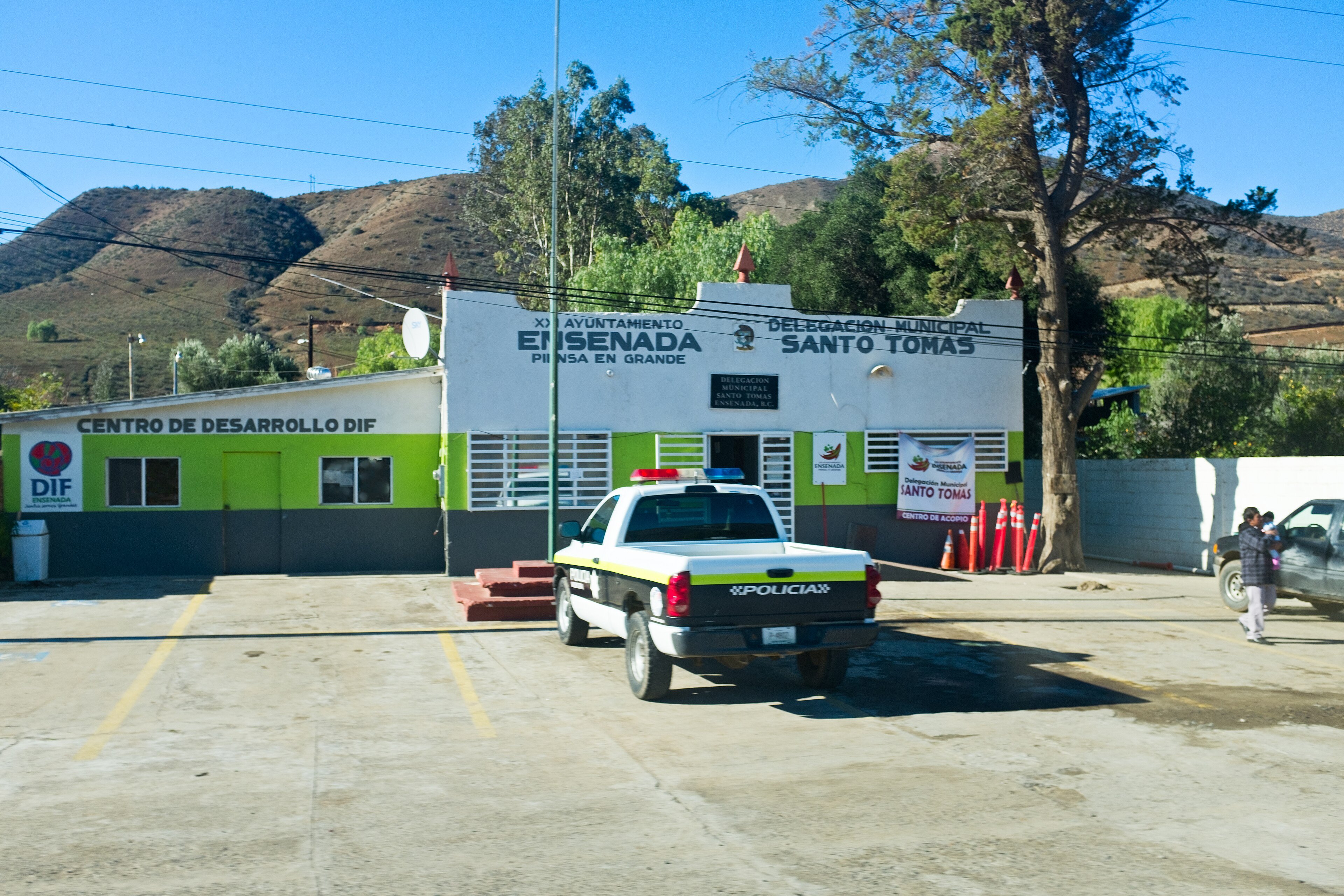 The town hall of Santo Tomas in the municipality of Ensenada, Baja California