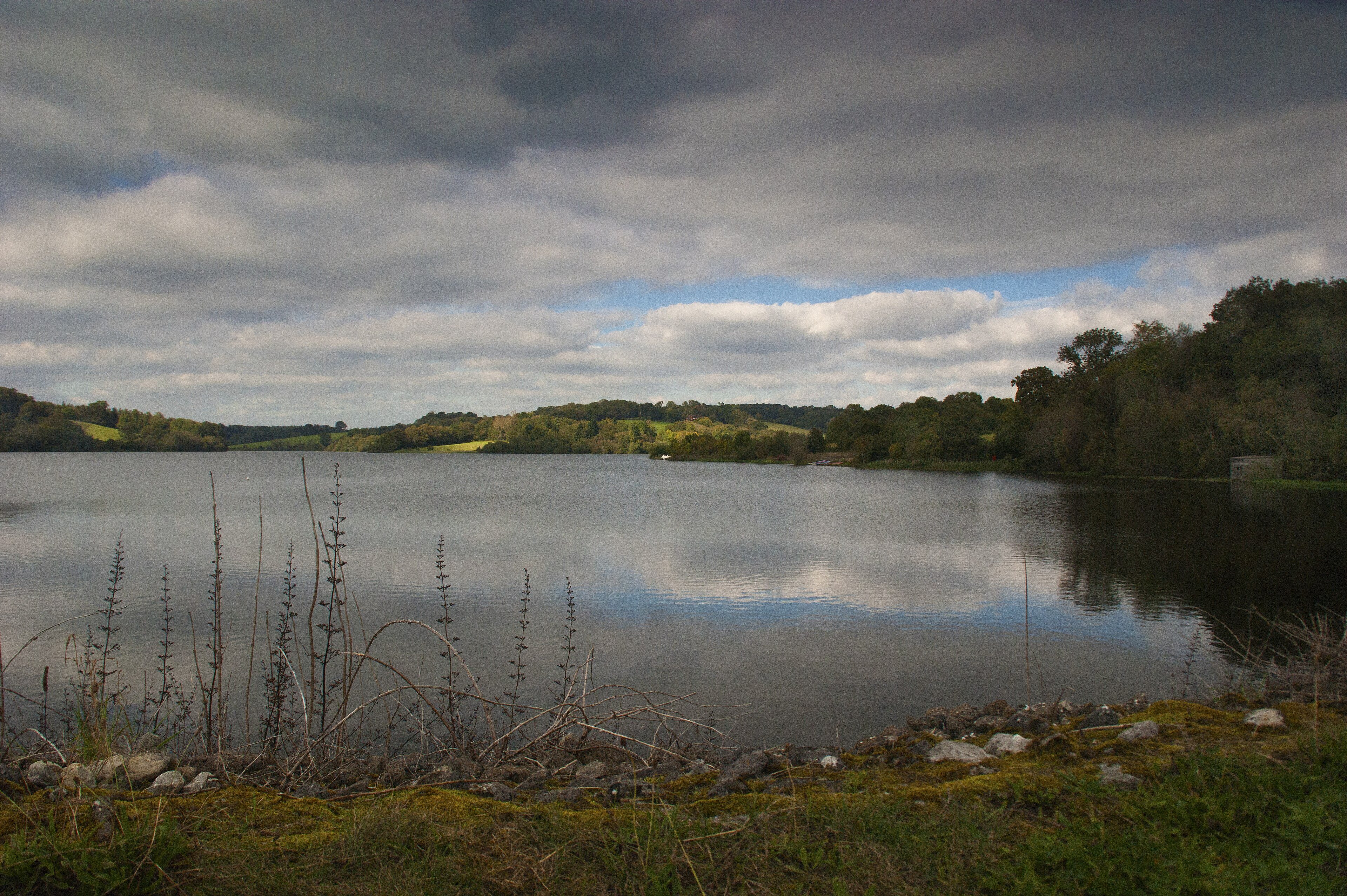 Ardingly reservoir in West Sussex, the English reservoir that fell to a critically low level in October 2026
