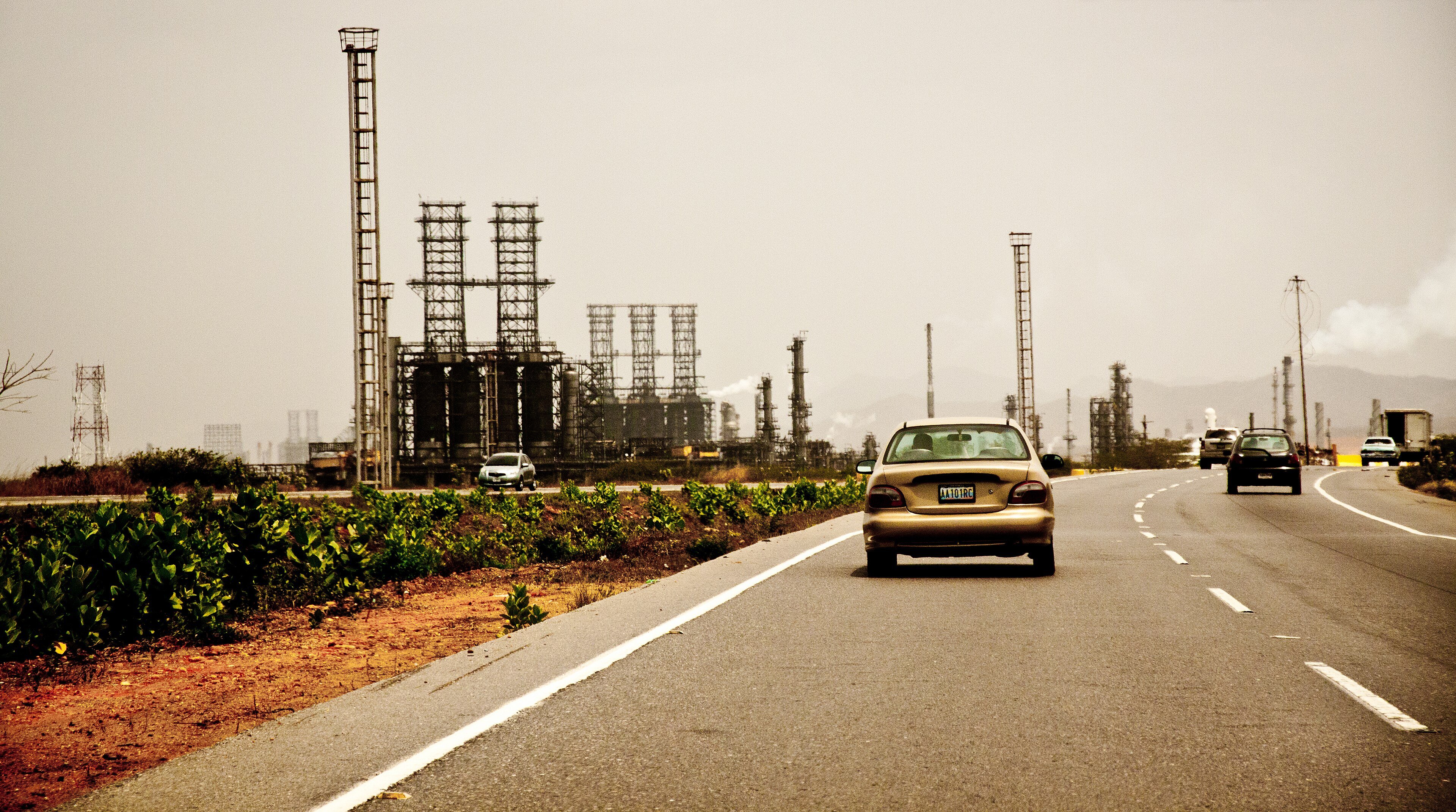 The Puerto La Cruz oil refinery in Venezuela