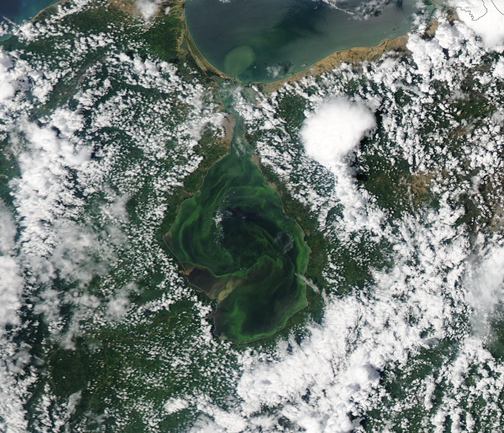 Lake Maracaibo from space