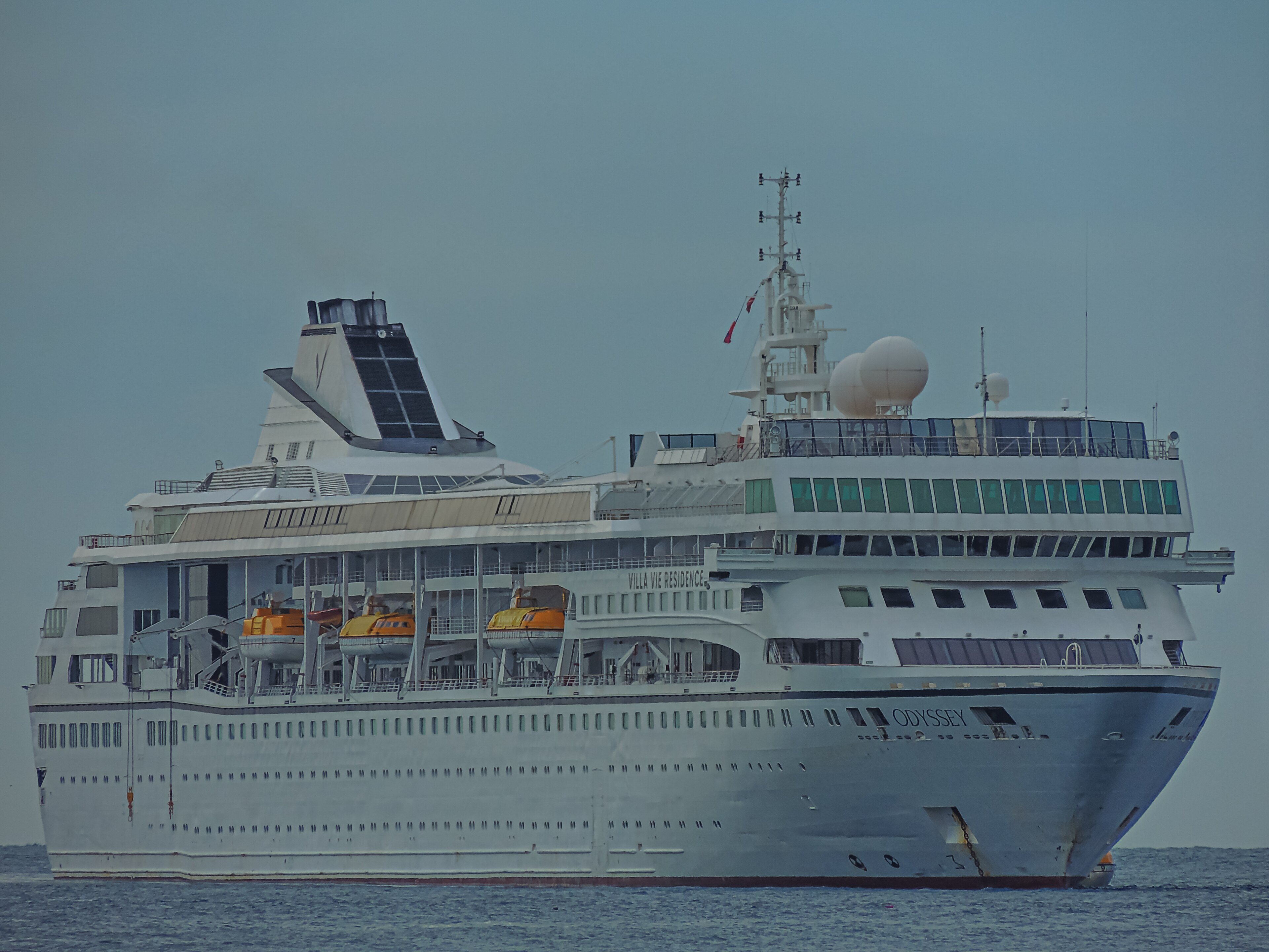 The Villa Vie Odyssey at sea