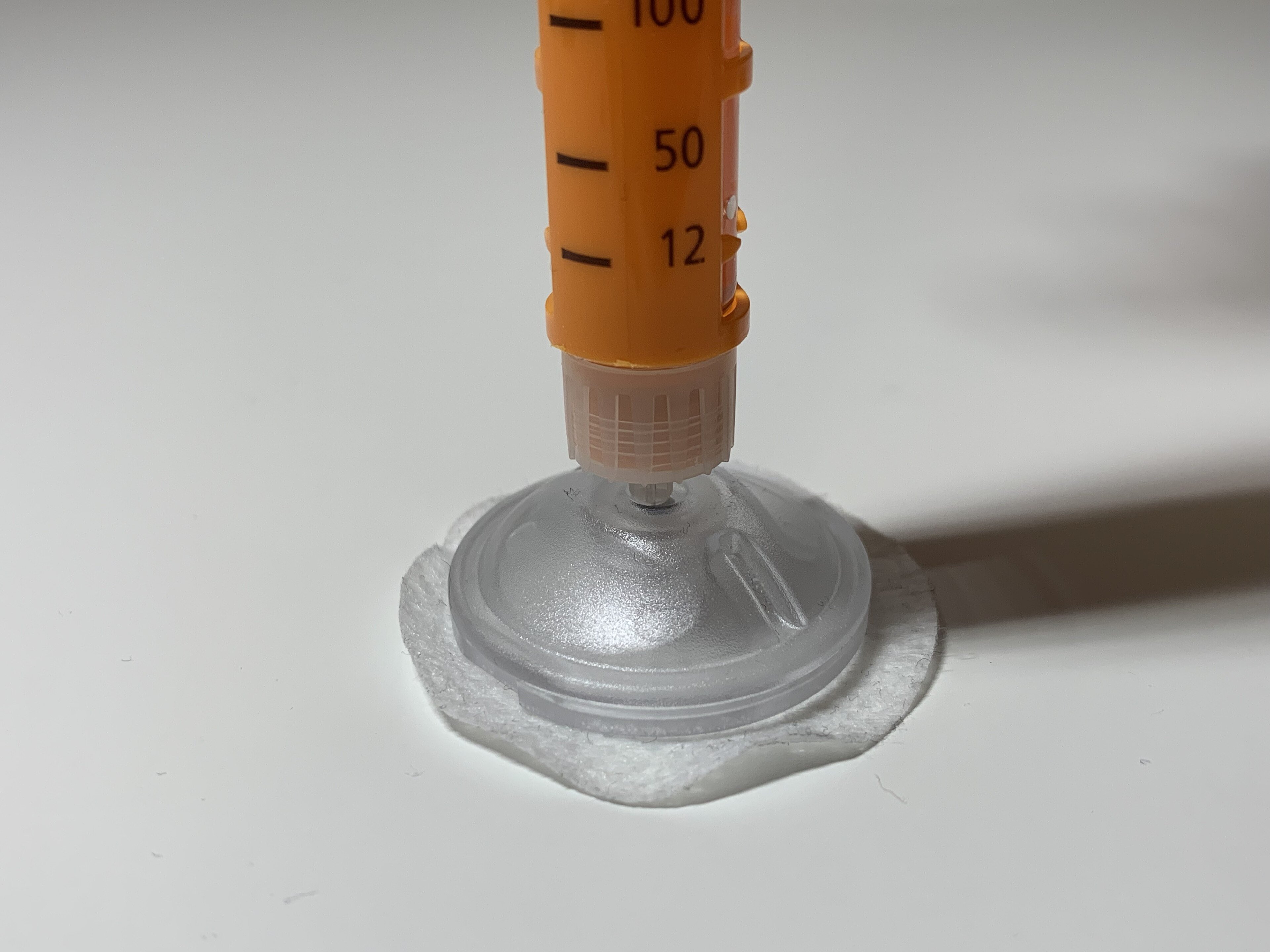 A weight loss drug injection pen, the type of device used for GLP-1 medicines