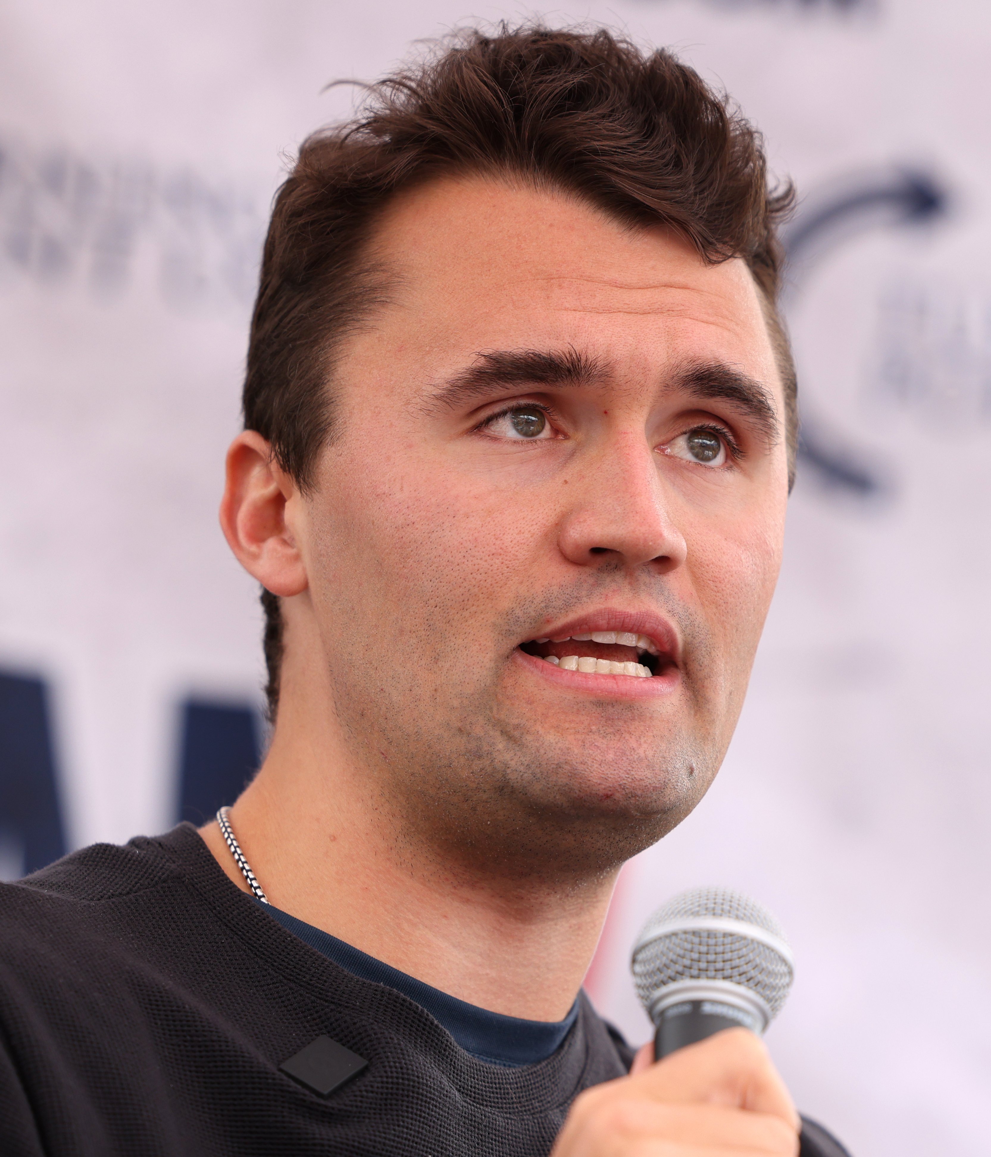Charlie Kirk at the University of Tennessee stop of the American Comeback Tour