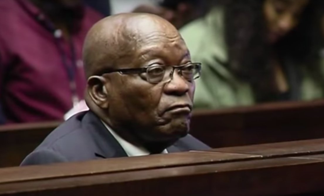 Jacob Zuma at the KwaZulu-Natal High Court in Pietermaritzburg in 2019
